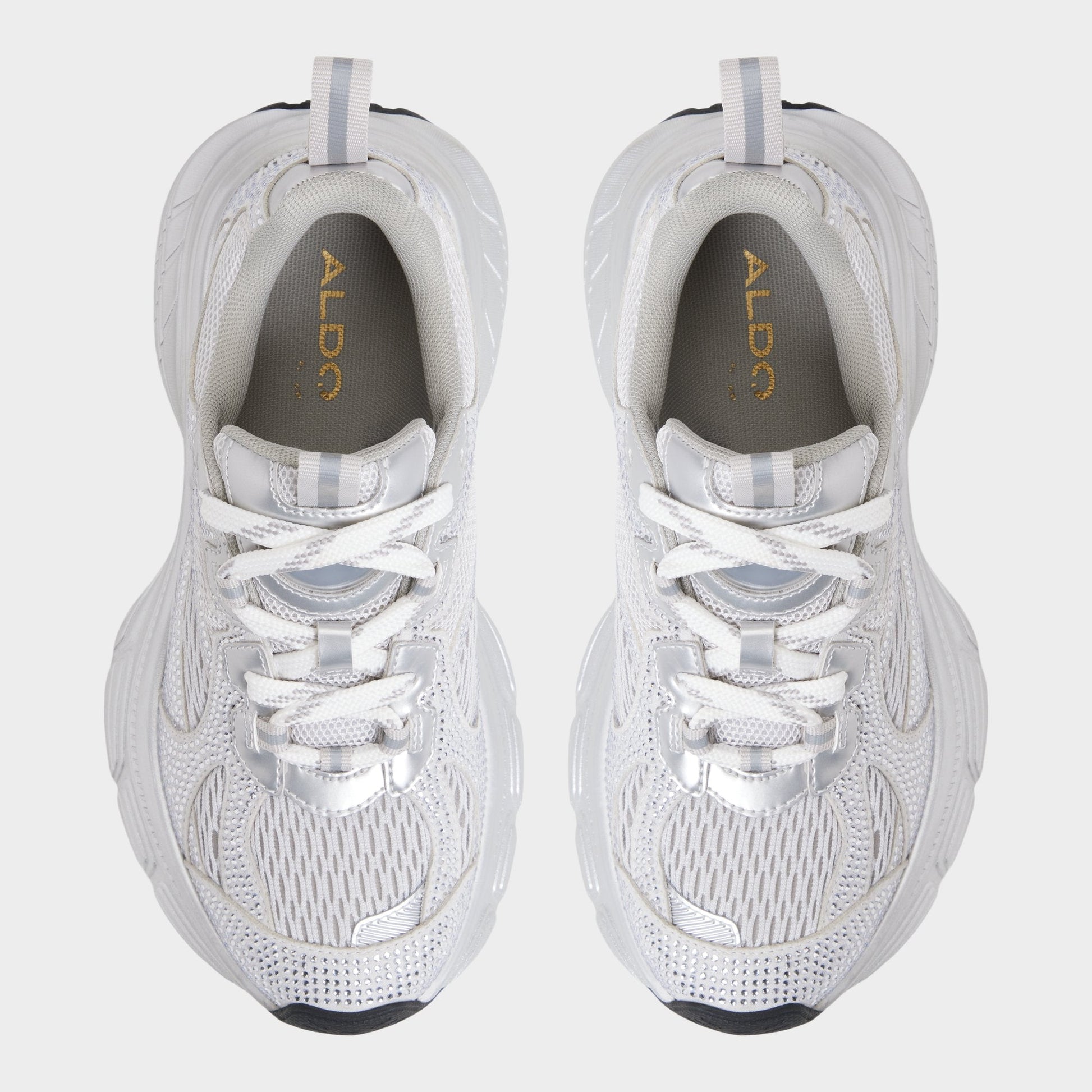 Aldo Powerplay in Silver - Jogger sneaker Women