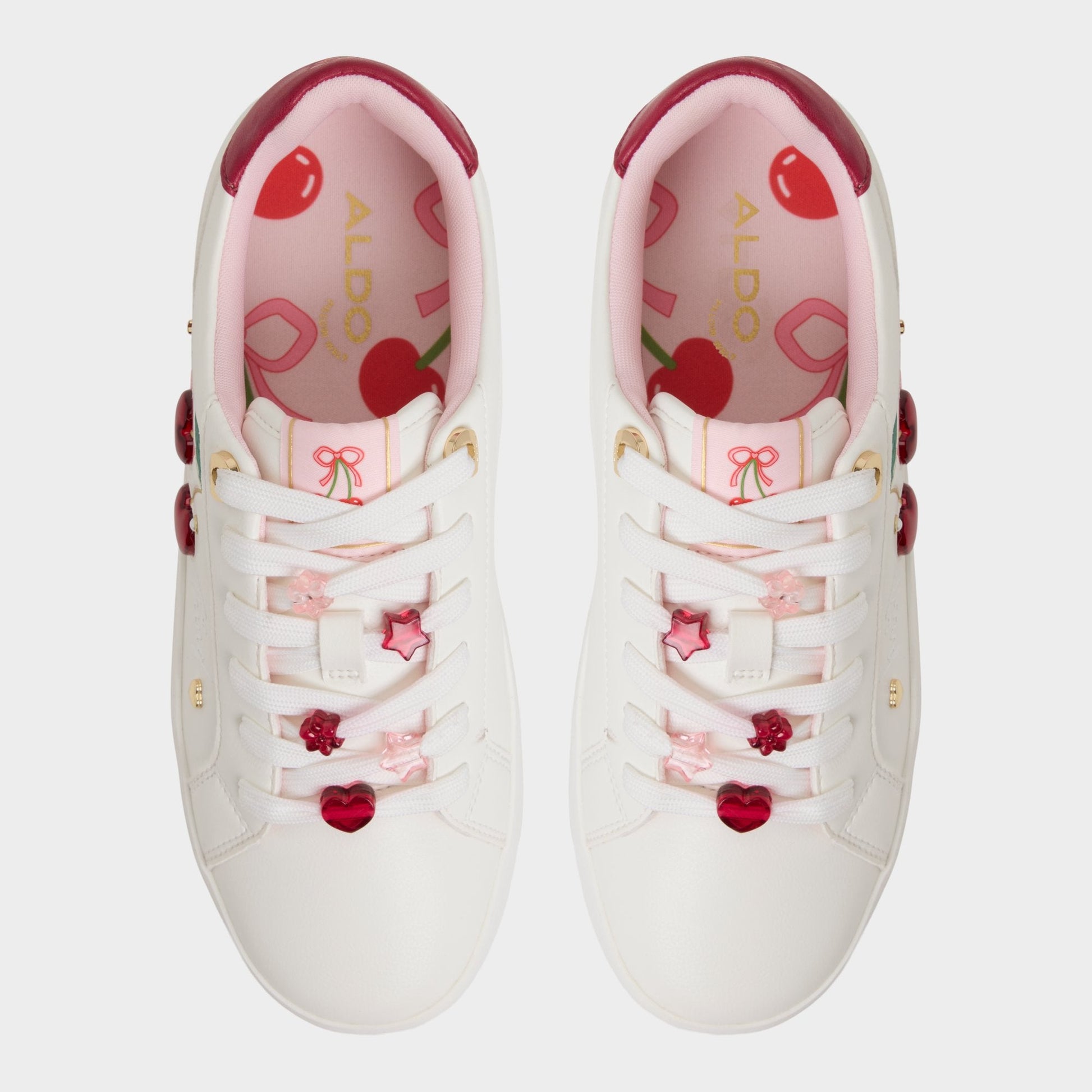 Aldo Cherrylove White Women's Low top sneakers - Low top sneaker, Platform Women