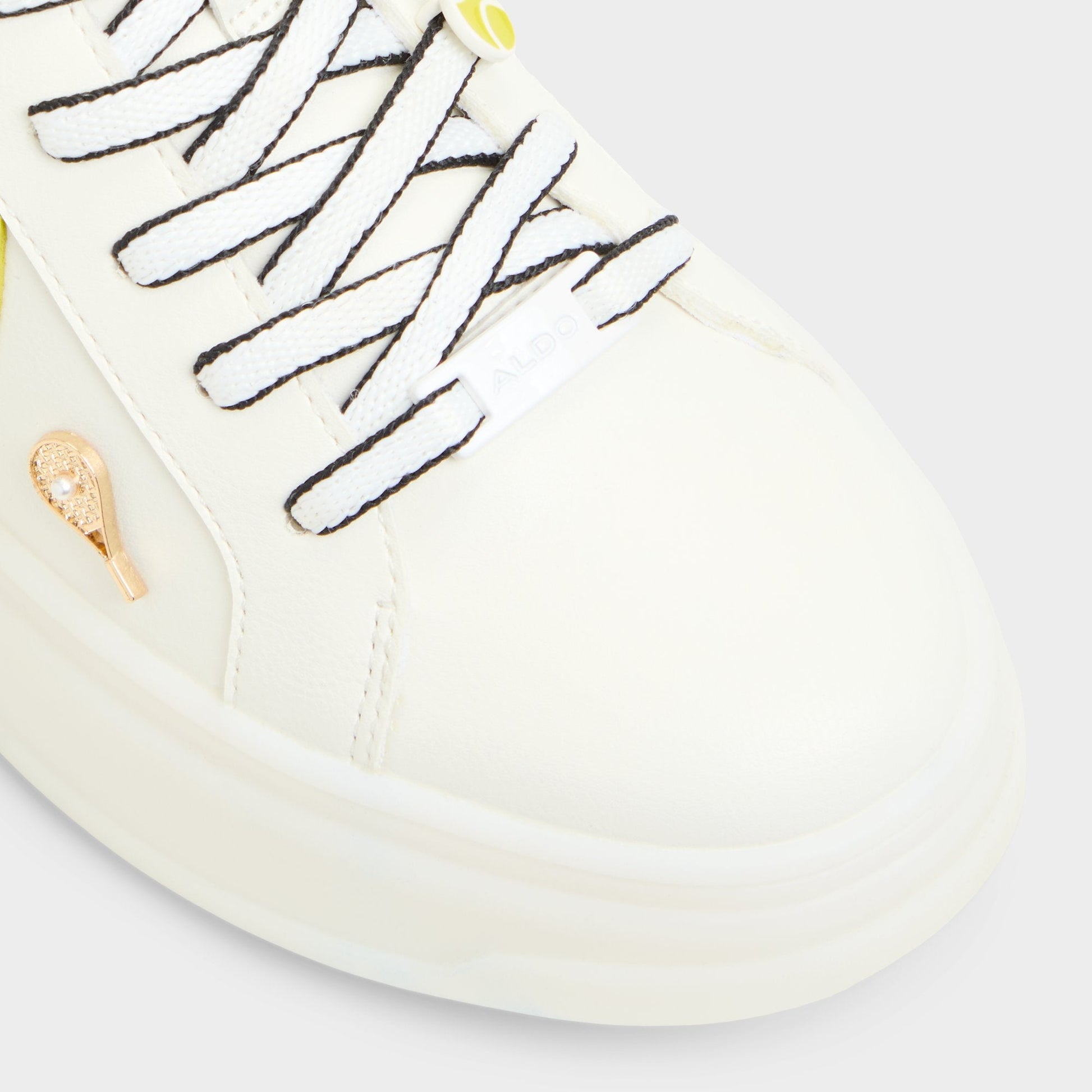 Aldo Clubchamp White Combo Women's Platform and wedge sneakers - Low top sneaker Women