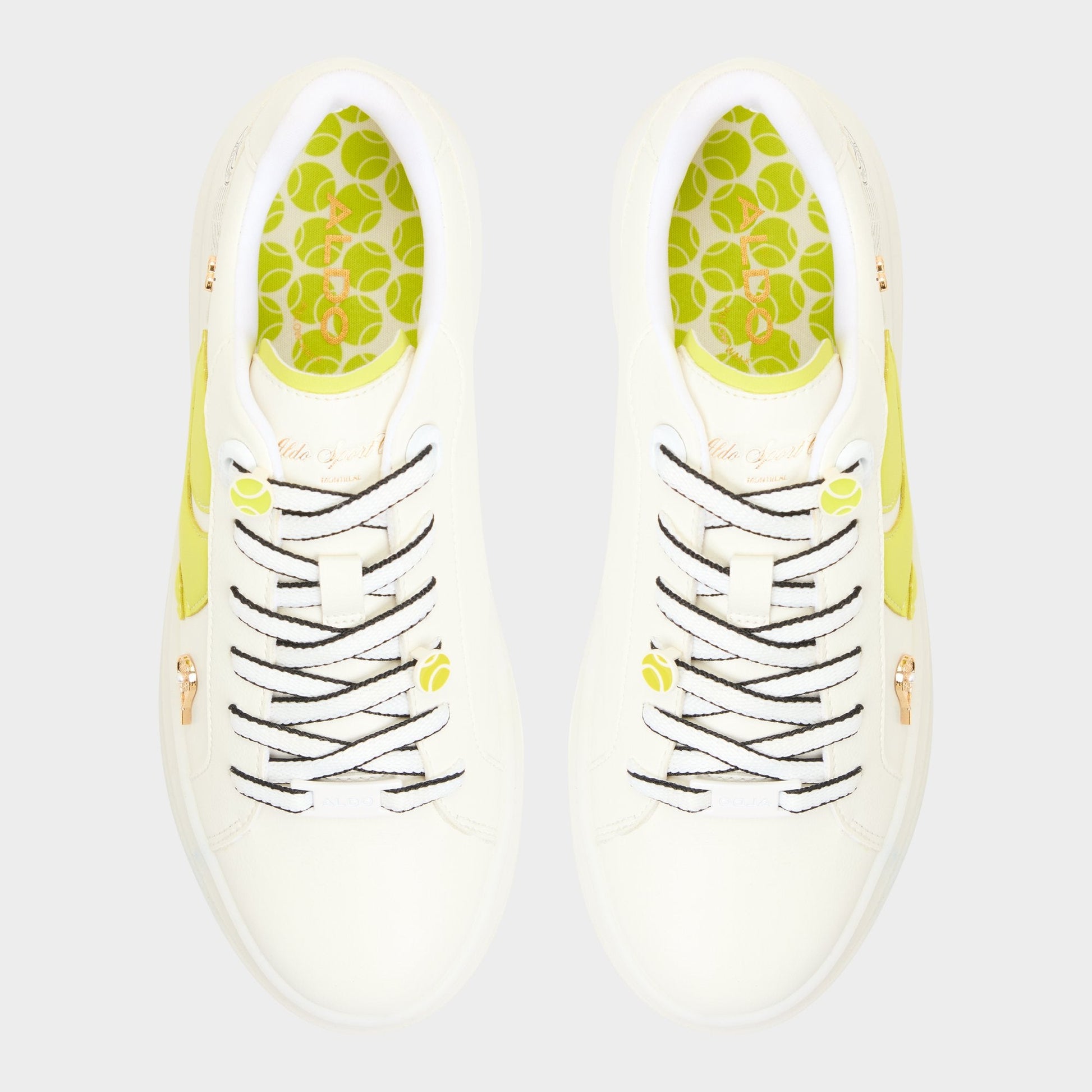 Aldo Clubchamp White Combo Women's Platform and wedge sneakers - Low top sneaker Women