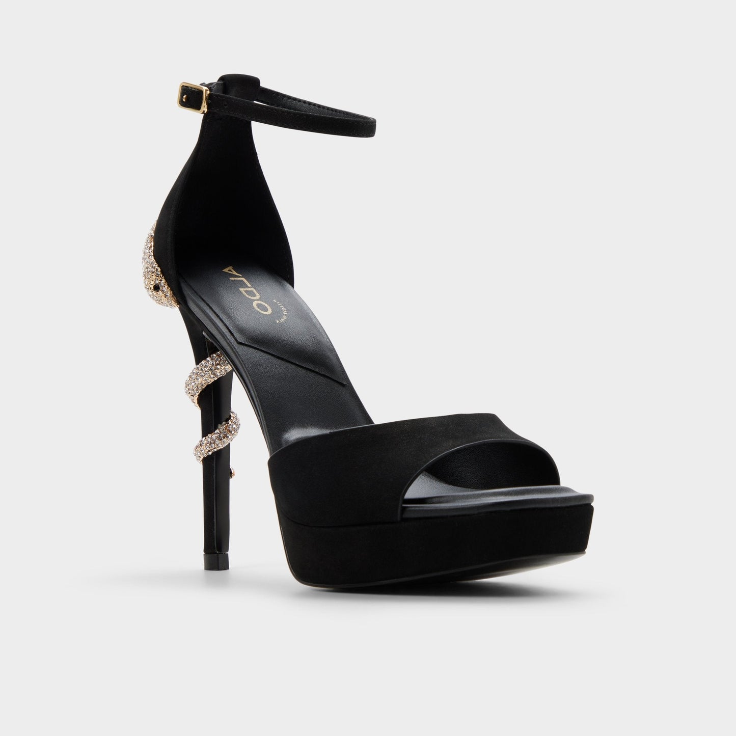 Aldo Medusa in Other Black 14266744 - Strappy heeled sandal, Platform Women|New