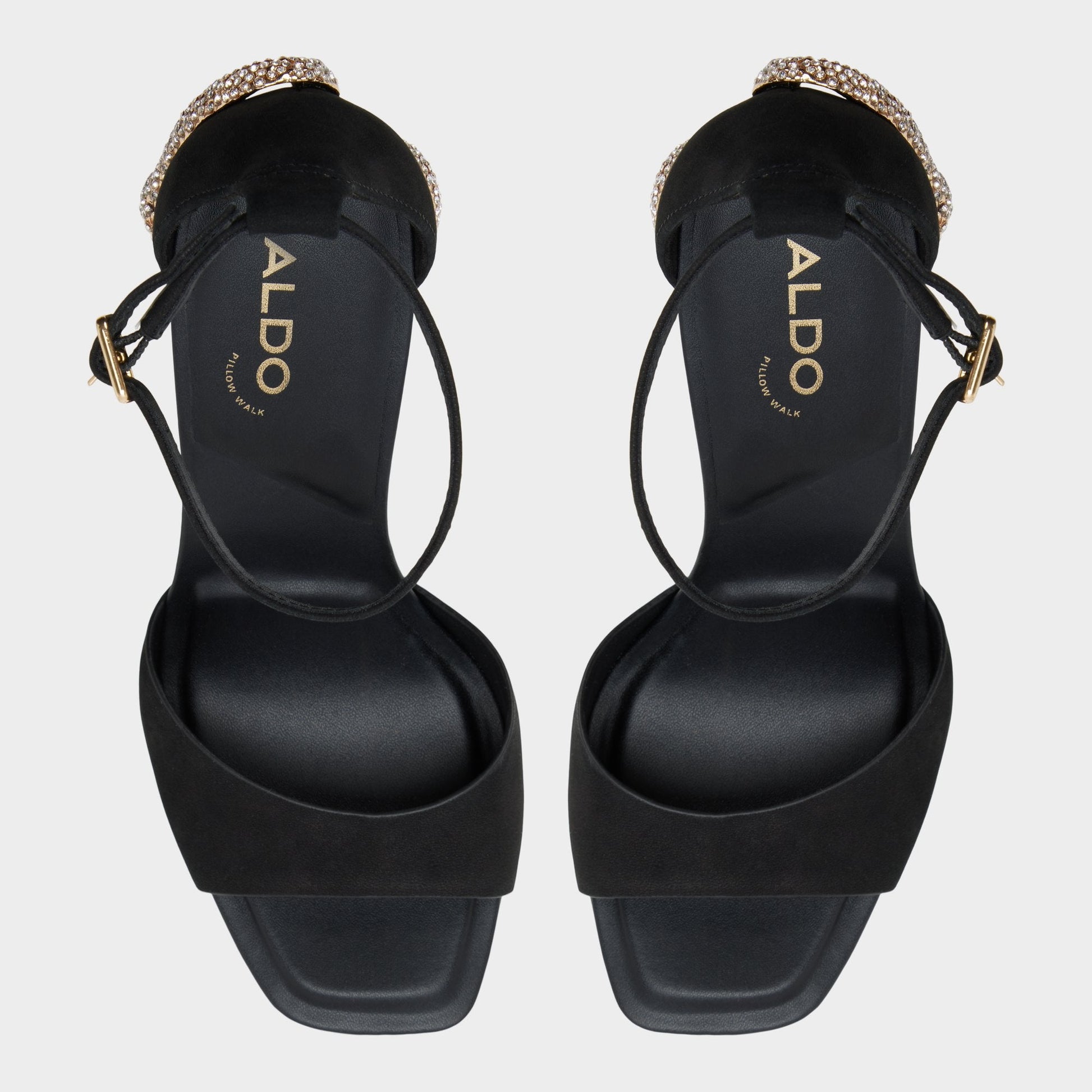 Aldo Medusa in Other Black 14266744 - Strappy heeled sandal, Platform Women|New