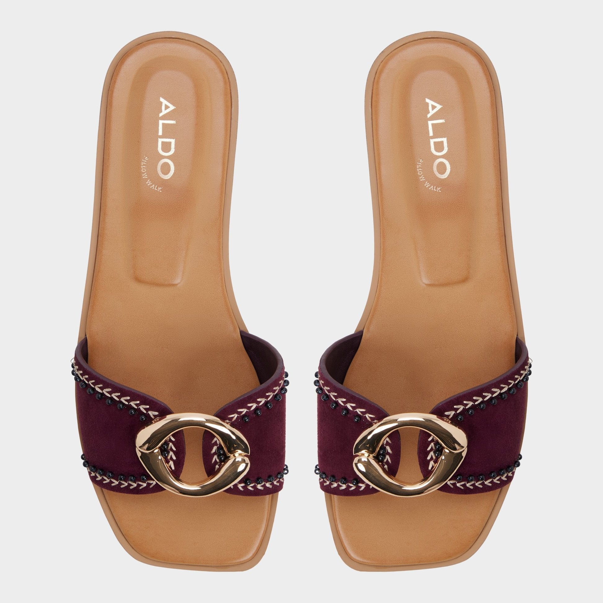 Aldo Biggin in Bordo - Slide sandal Women