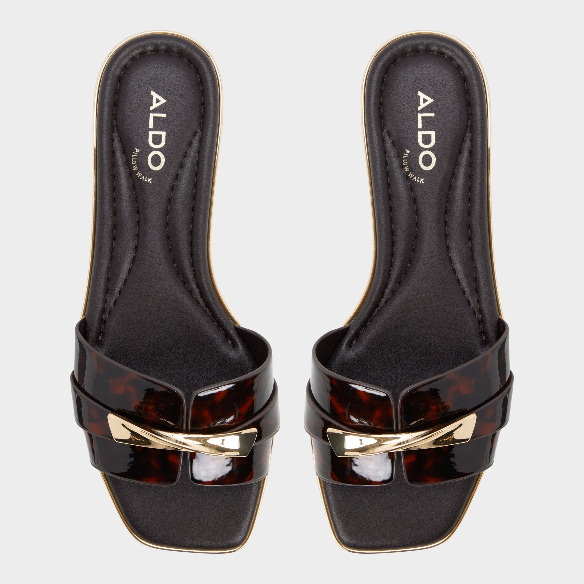 Aldo Darlina in Open Brown - Slide sandal Women|New