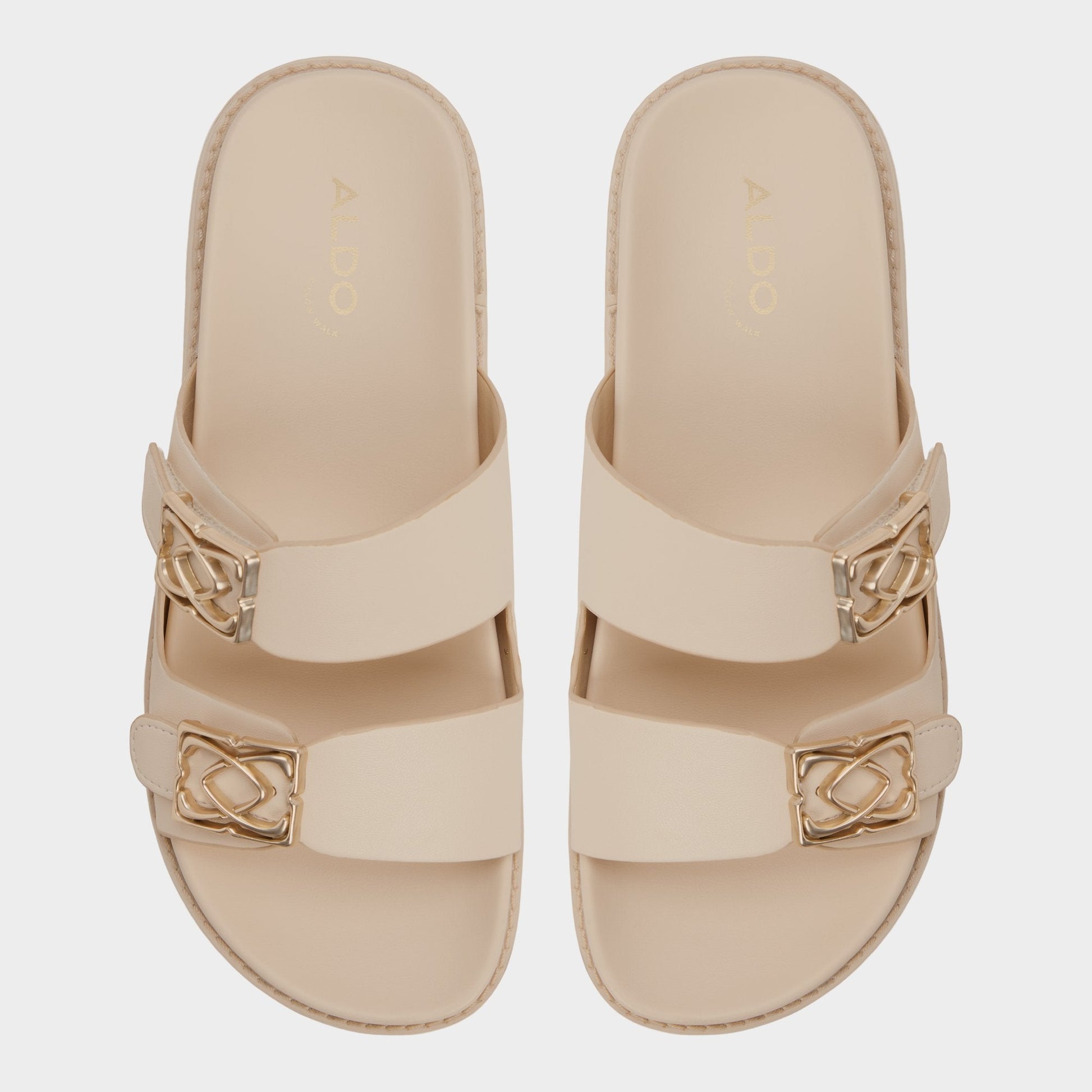 Aldo Mungos in Cream - Footbed sandal, Footbed sandal Women|New