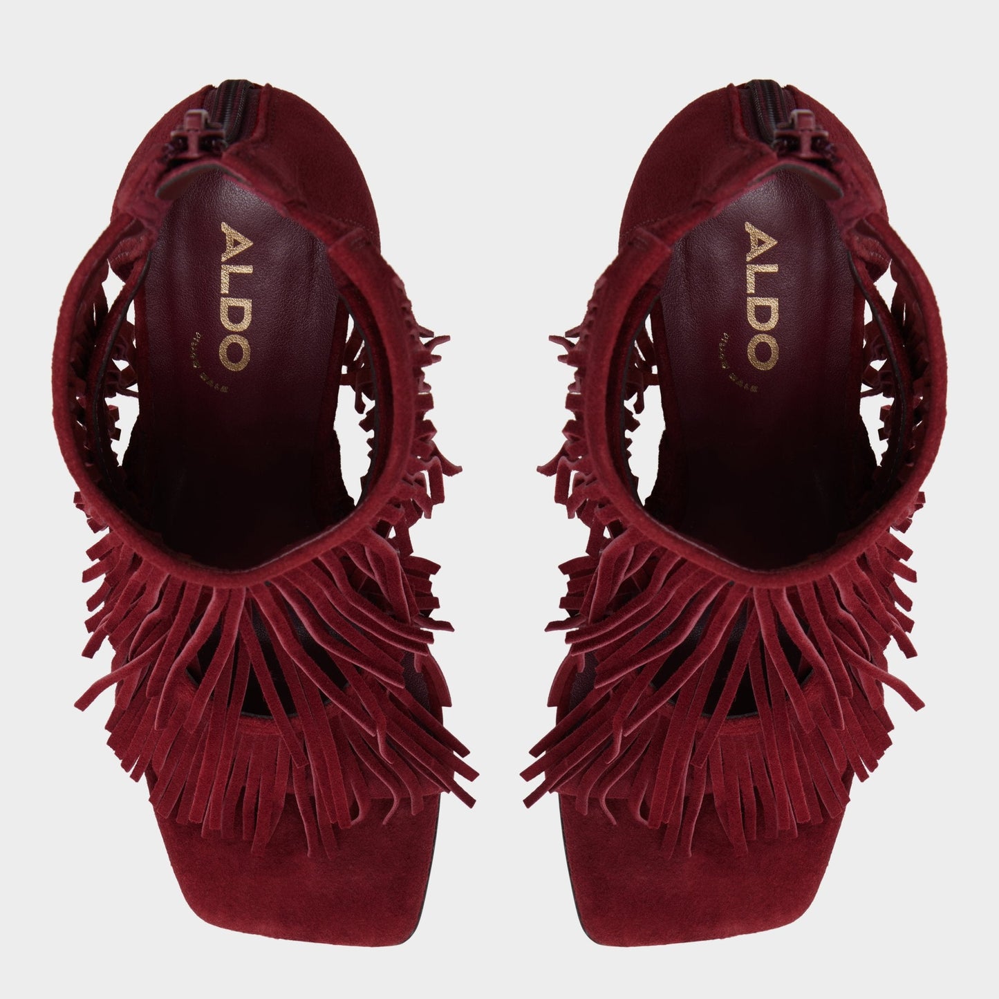 Aldo Nahana in Bordo - Strappy heeled sandal, Stiletto heel Women|New