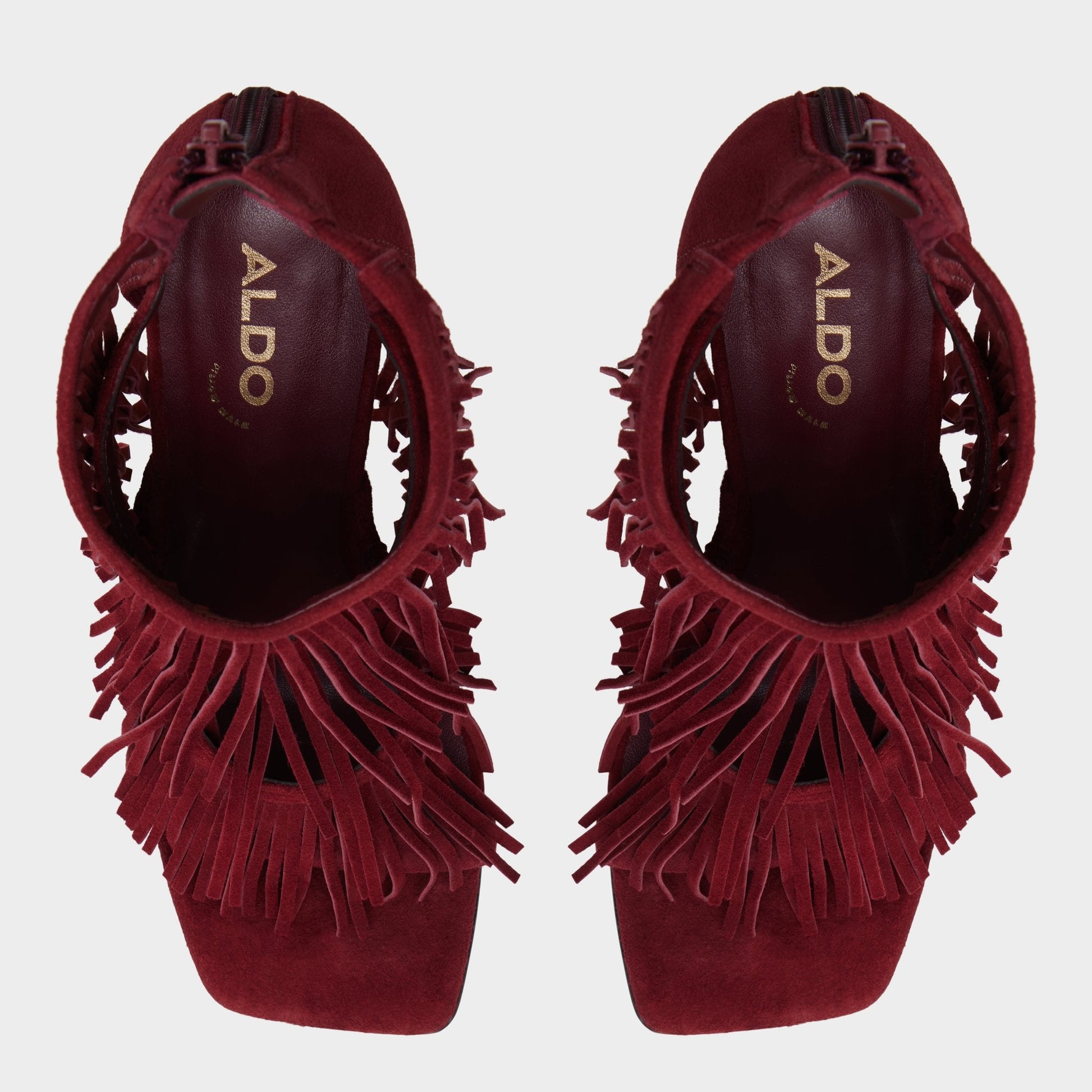 Aldo Nahana in Bordo - Strappy heeled sandal, Stiletto heel Women|New
