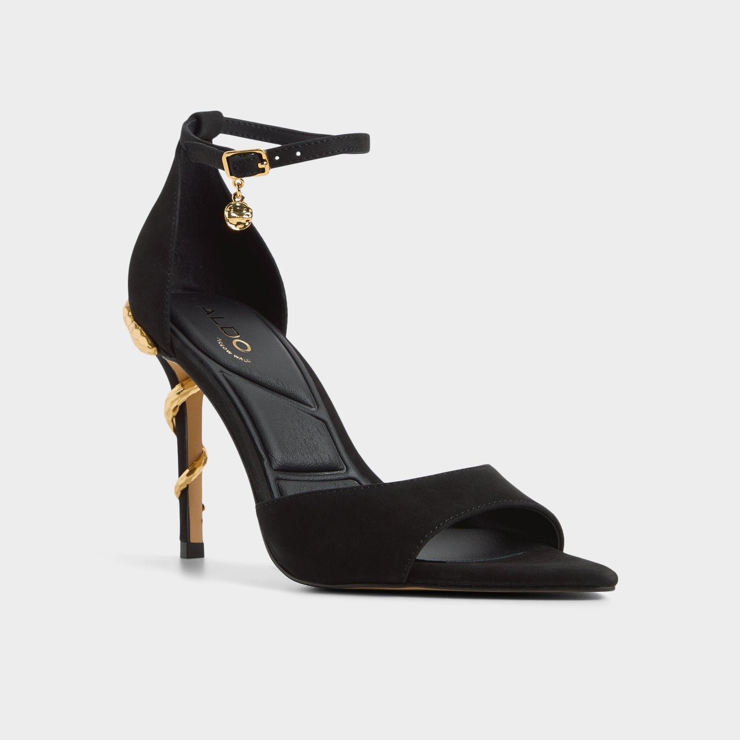 Aldo Medeza in Black - Strappy heeled sandal Women|New