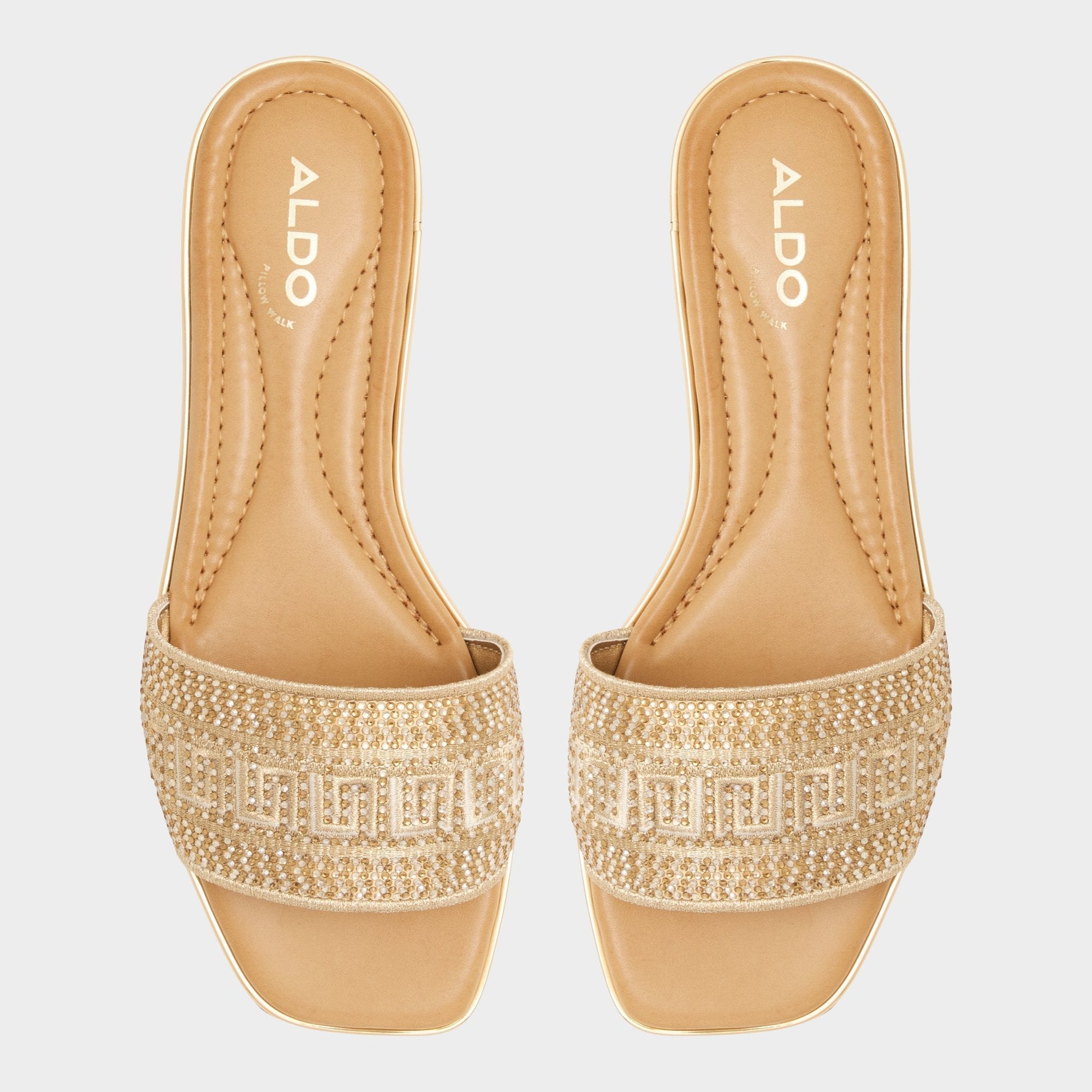 Aldo Oceania Gold Women's Flats - Slide sandal Women