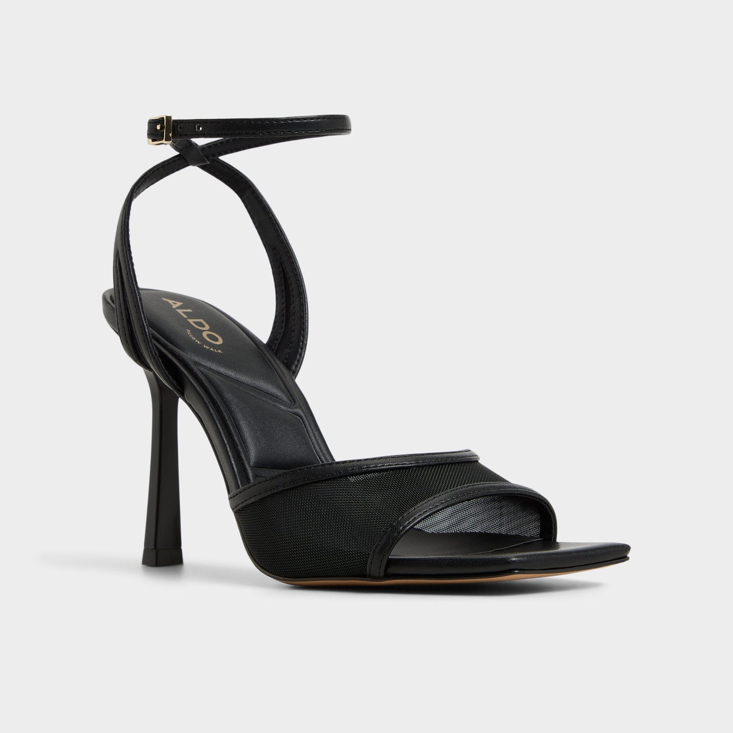 Aldo Sharra in Black 14119591 - Strappy heeled sandal, Stiletto heel Women