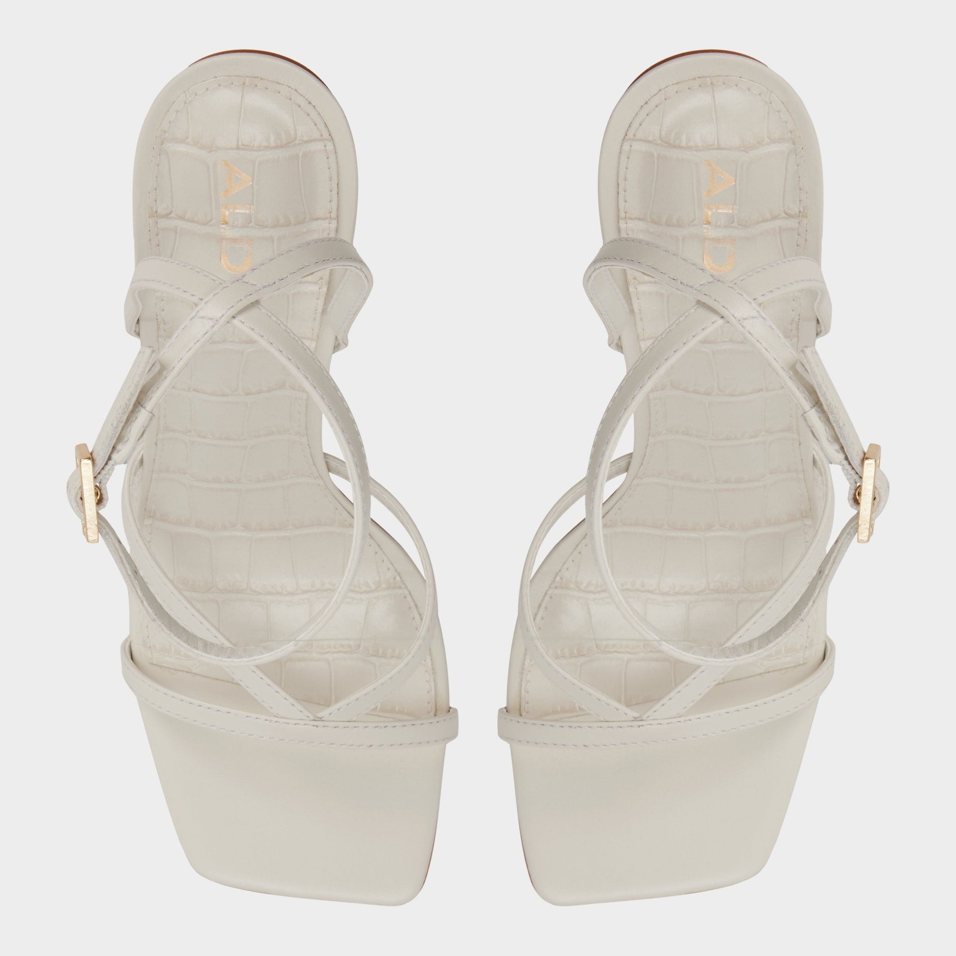 Aldo Beachglass in White Bone - Strappy heeled sandal Women