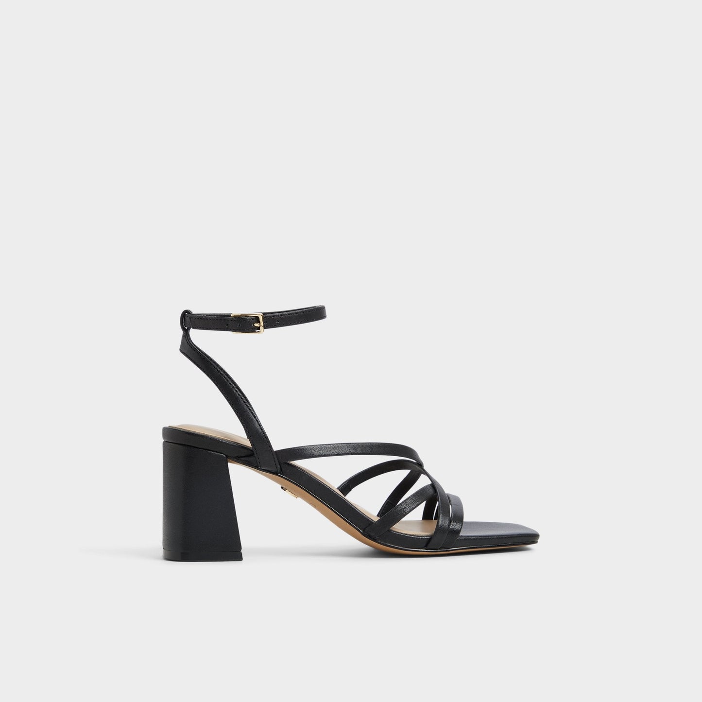 Aldo Esther Black Women's Block heels - Strappy heeled sandal, Block heel Women