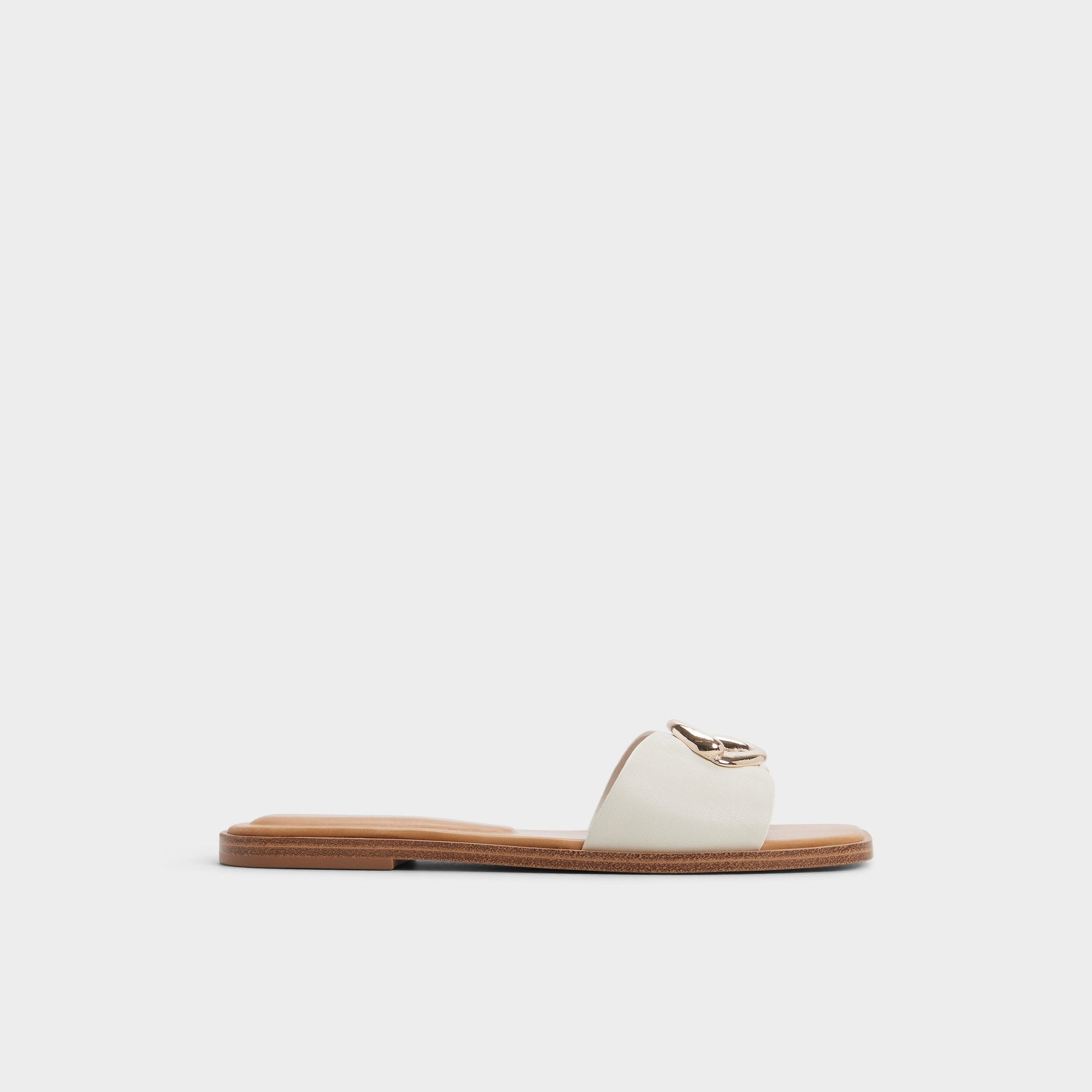 Aldo Biggin in White Bone - Slide sandal Women