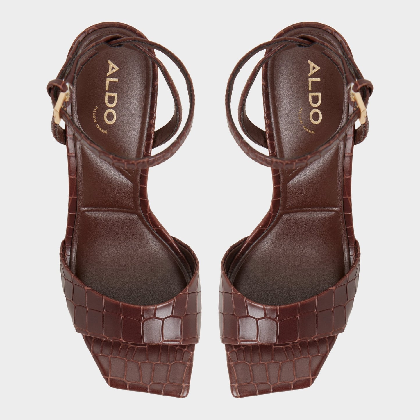 Aldo Harmonious in Dark Brown - Strappy heeled sandal Women|Bags