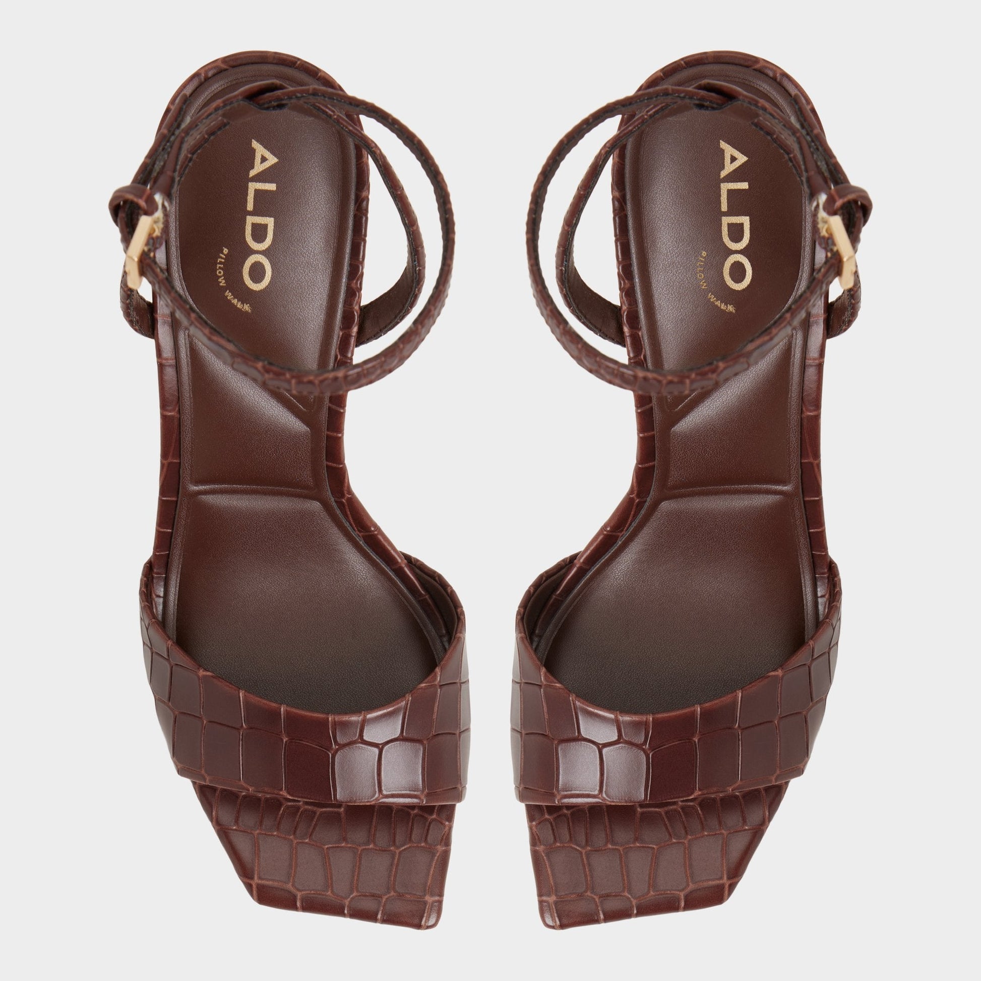 Aldo Harmonious in Dark Brown - Strappy heeled sandal Women|Bags