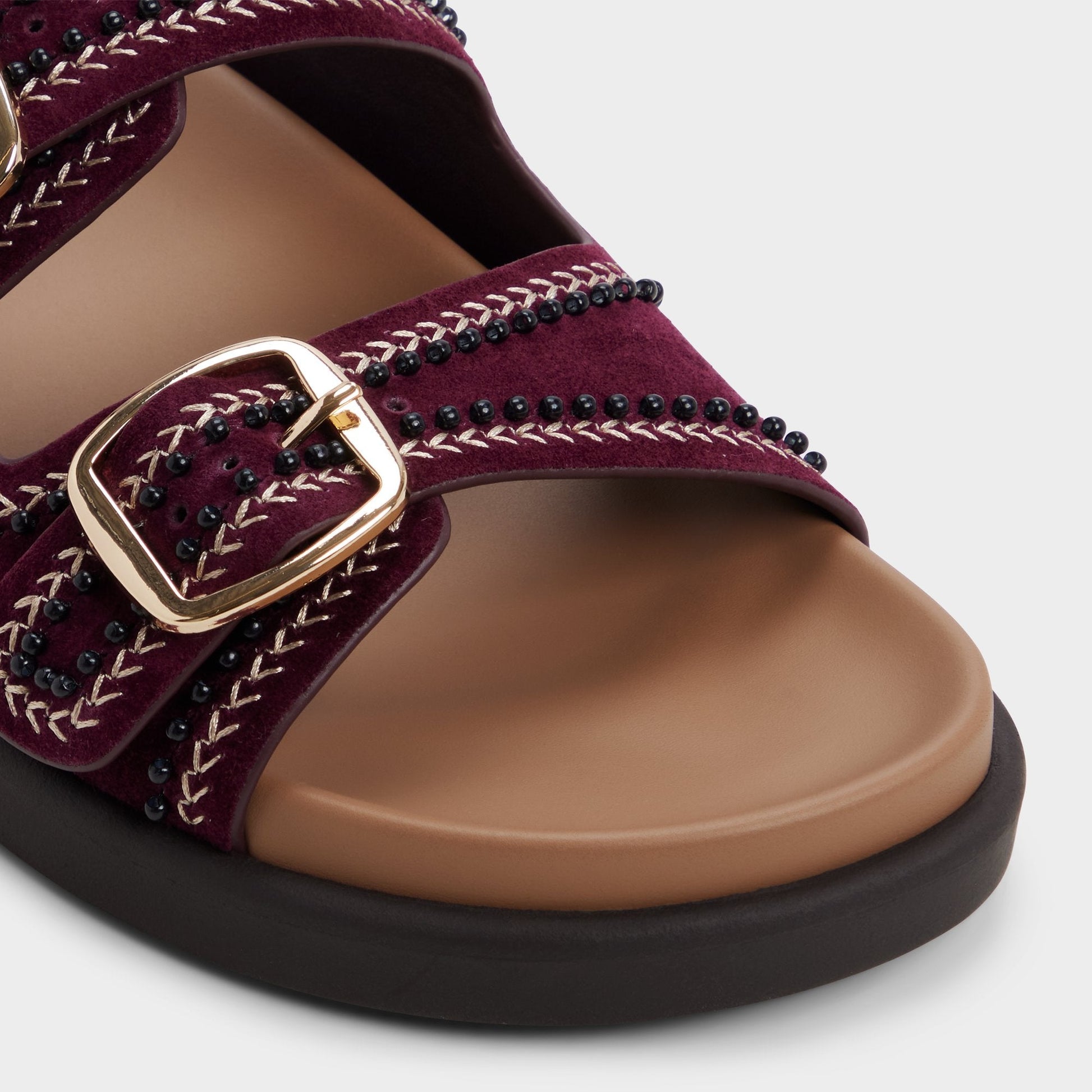 Aldo Bohochic in Bordo - Footbed sandal, Footbed sandal Women
