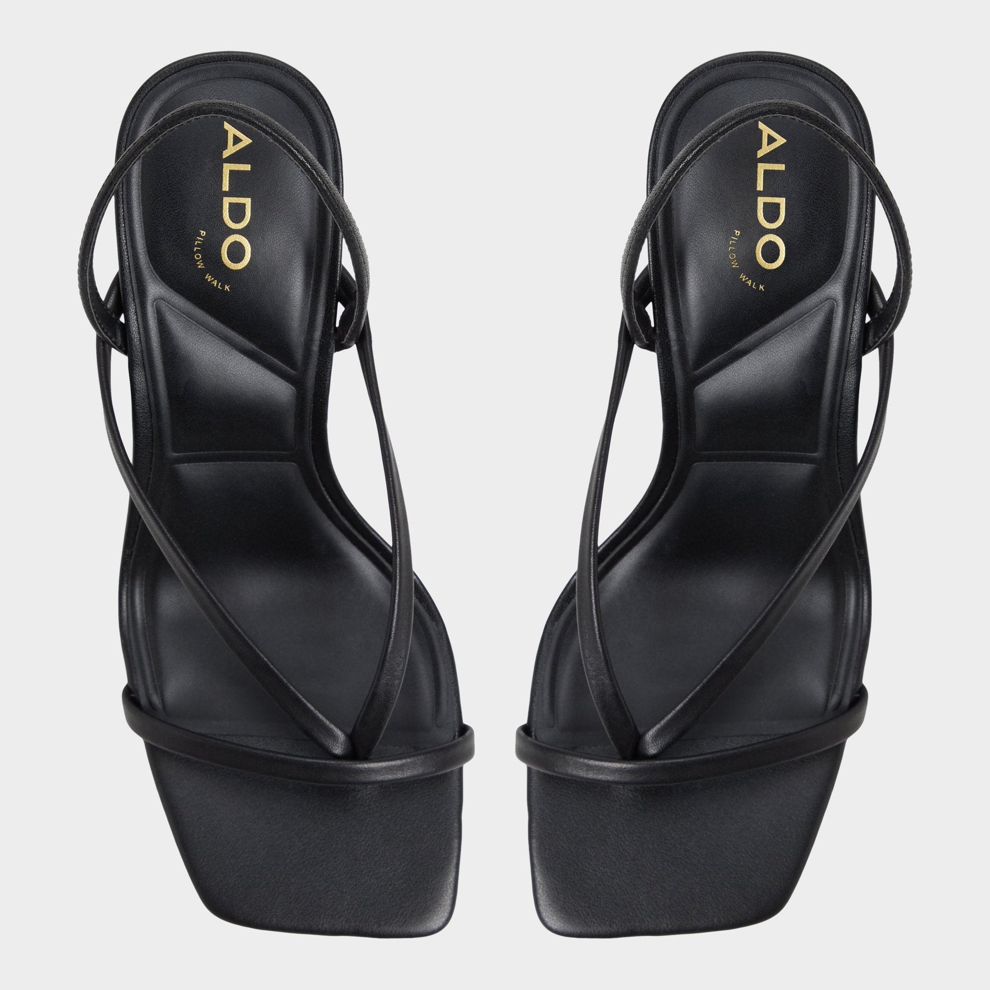 Aldo Riva Other Black Women's Strappy sandals - Sling back heeled sandal, Stiletto heel Women