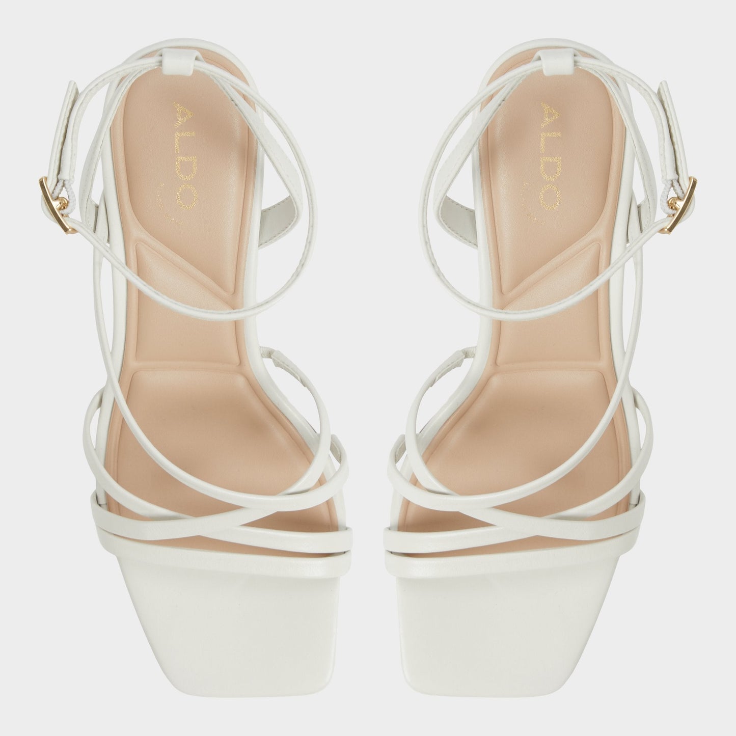 Aldo Esther Other White Women's Block heels - Strappy heeled sandal, Block heel Women