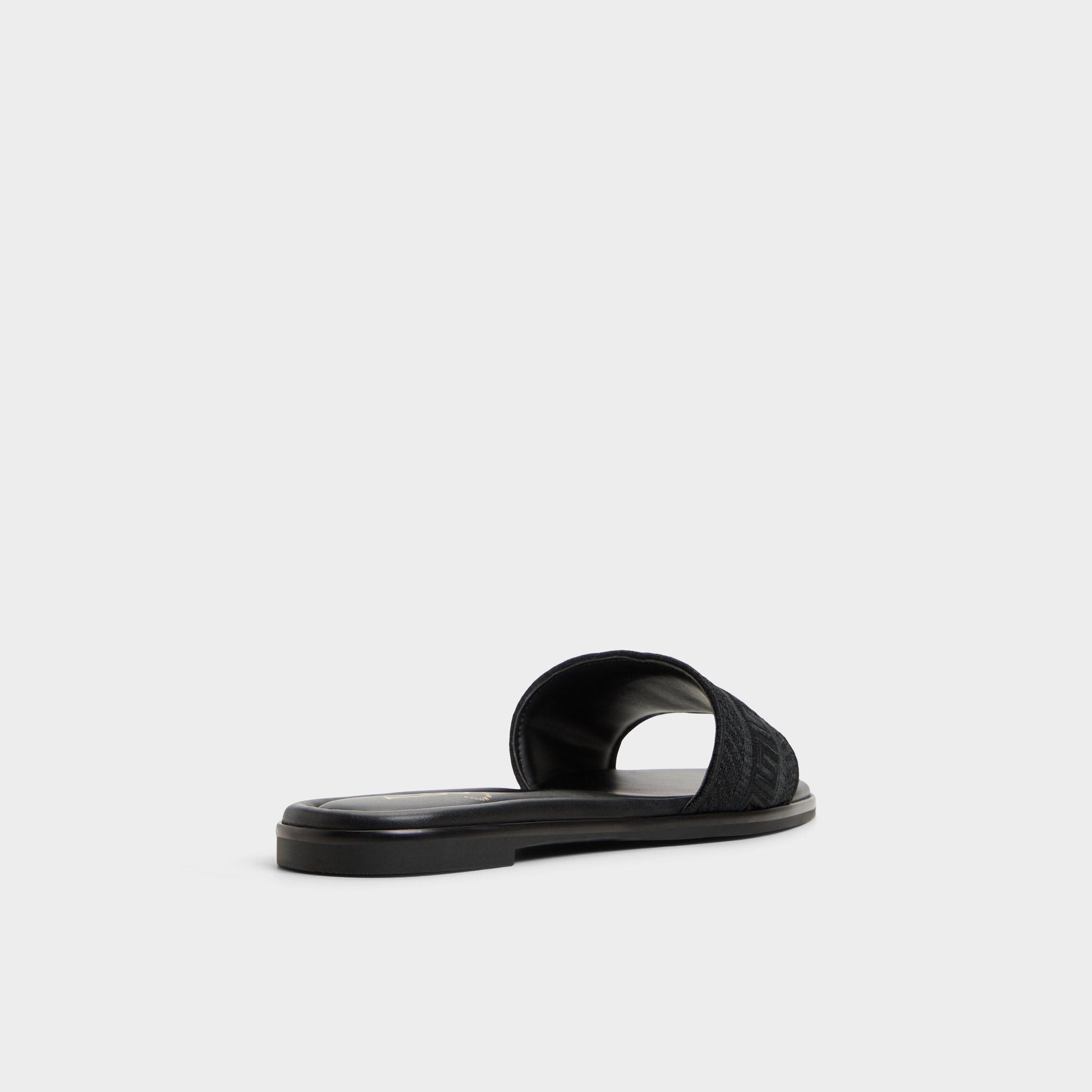 Aldo Oceania Black Women's Flats - Slide sandal Women