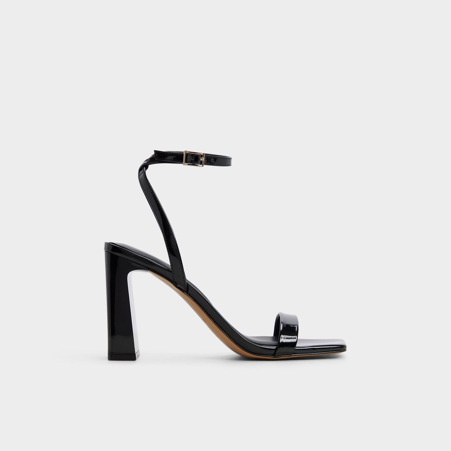 Aldo Azzira in Black - Strappy heeled sandal, Block heel Women