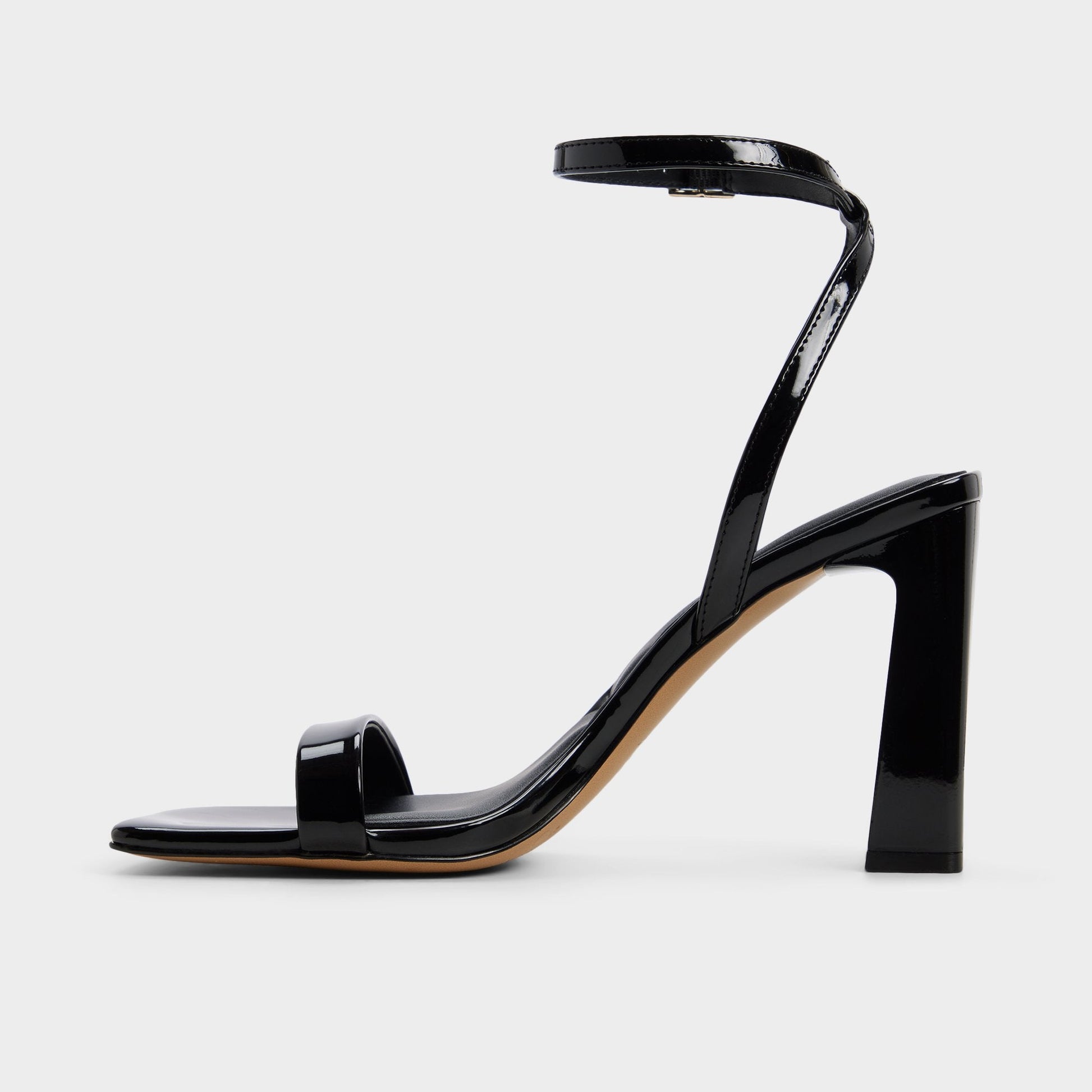 Aldo Azzira in Black - Strappy heeled sandal, Block heel Women