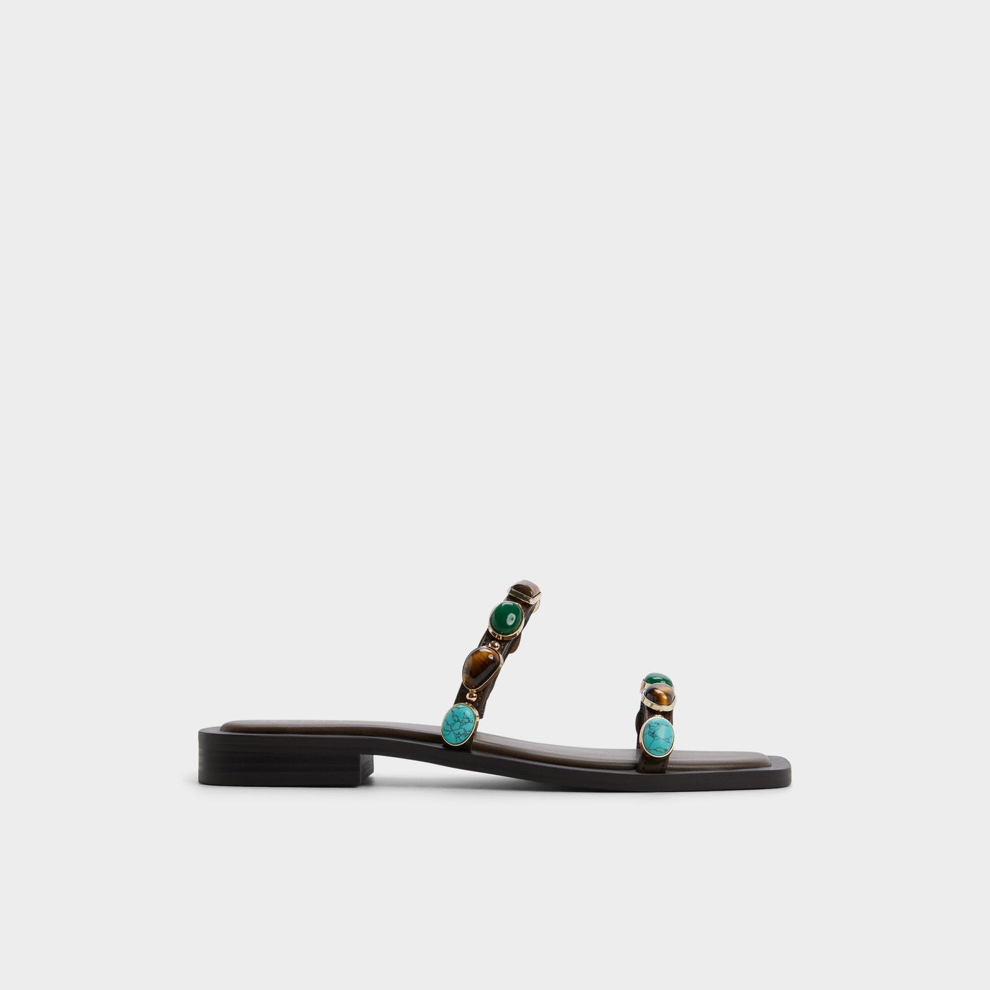 Aldo Sapphira in Dark Brown 14189967 - Slide sandal Women