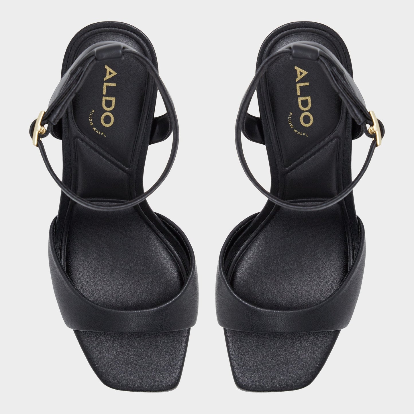 Aldo Sake Black Women's Strappy sandals - Strappy heeled sandal Women