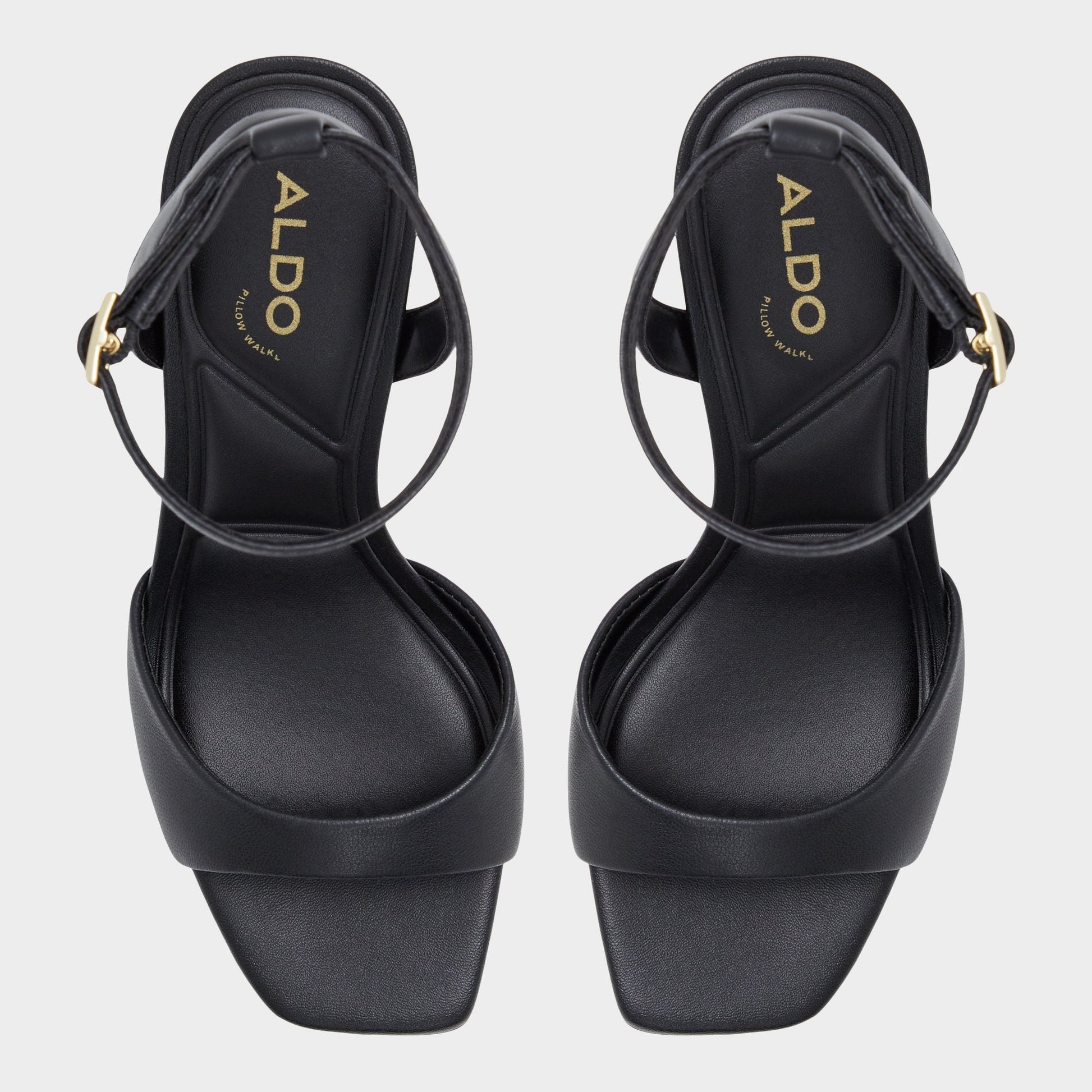 Aldo Sake Black Women's Strappy sandals - Strappy heeled sandal Women