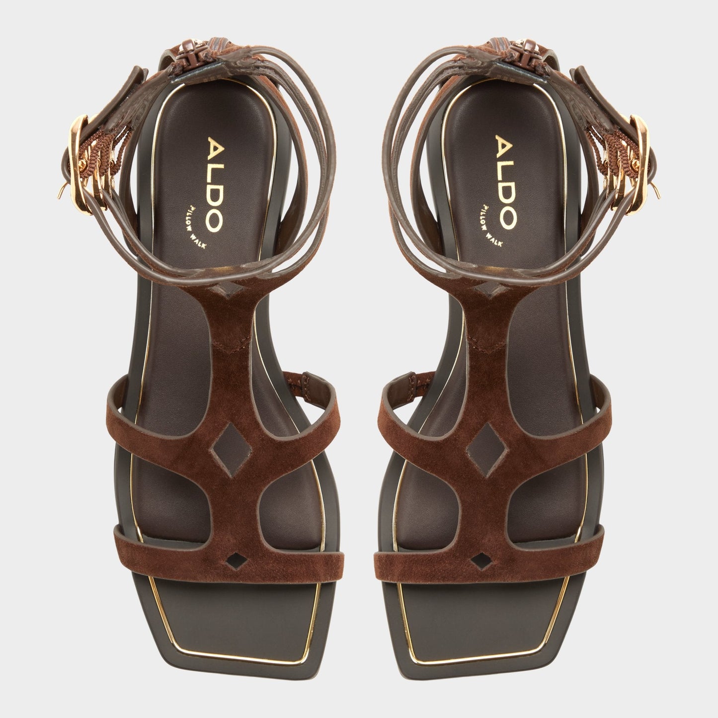 Aldo Marisea in Dark Brown - Gladiator sandal Women