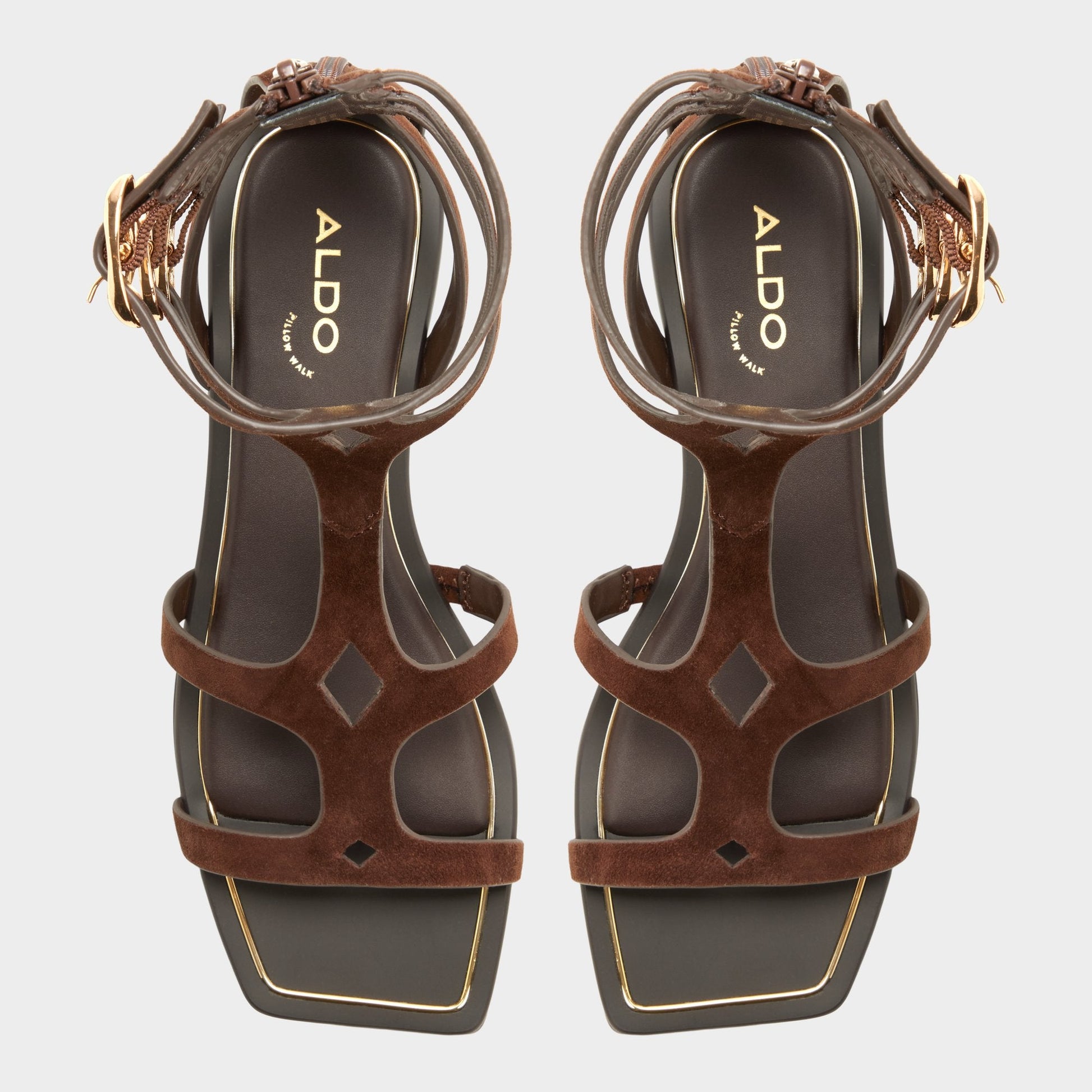Aldo Marisea in Dark Brown - Gladiator sandal Women