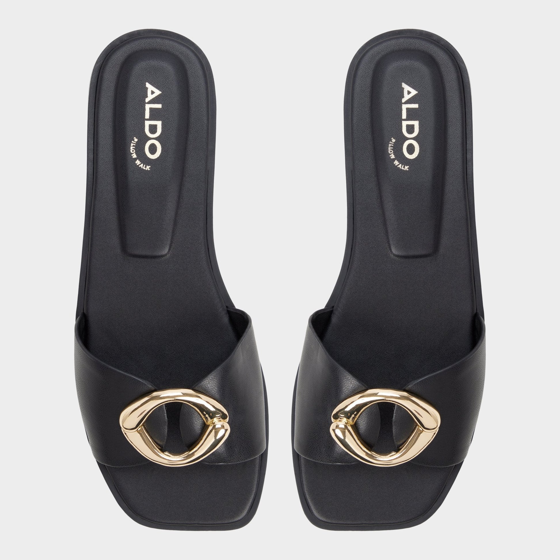 Aldo Biggin in Black - Slide sandal Women