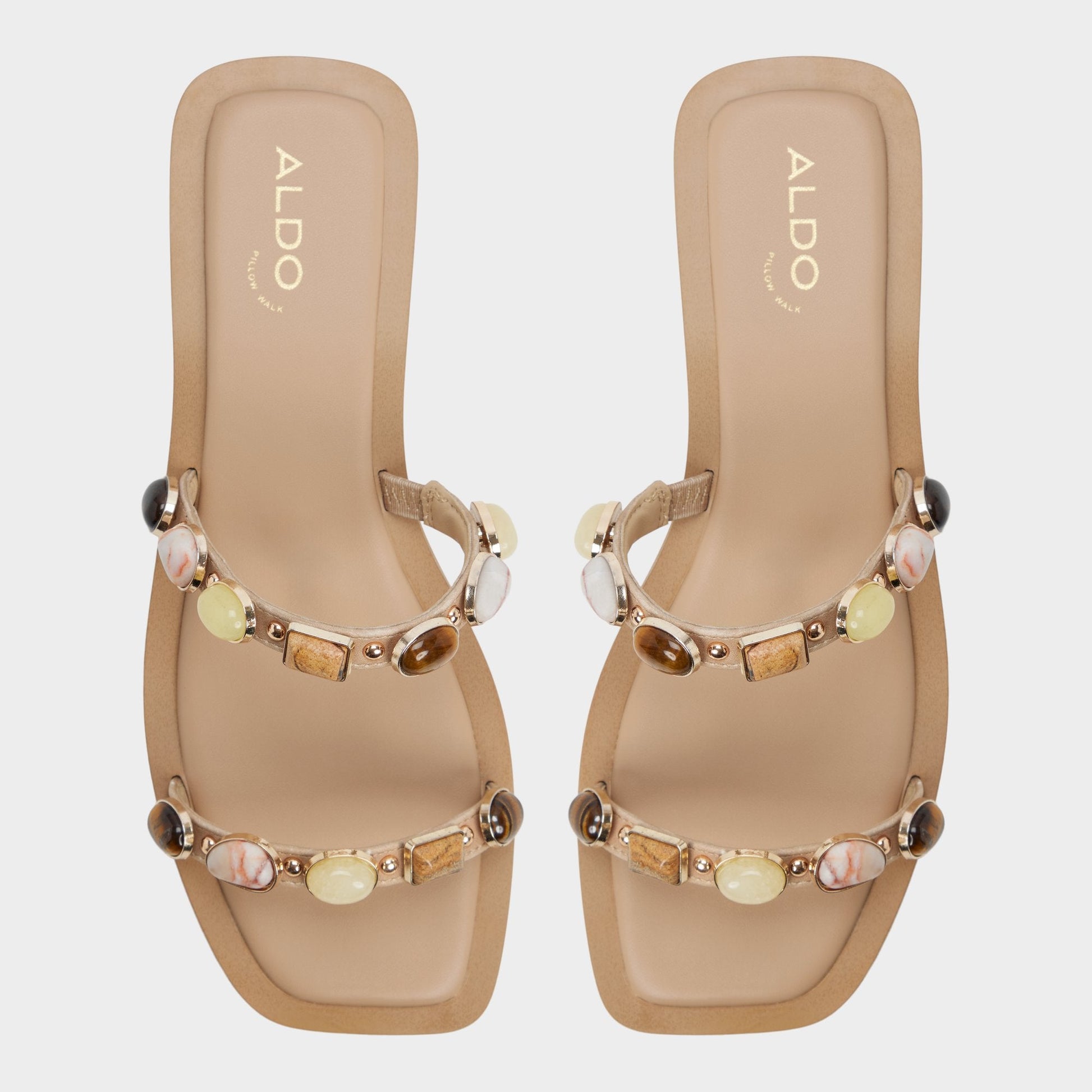 Aldo Sapphira in Medium Beige 14213541 - Slide sandal Women