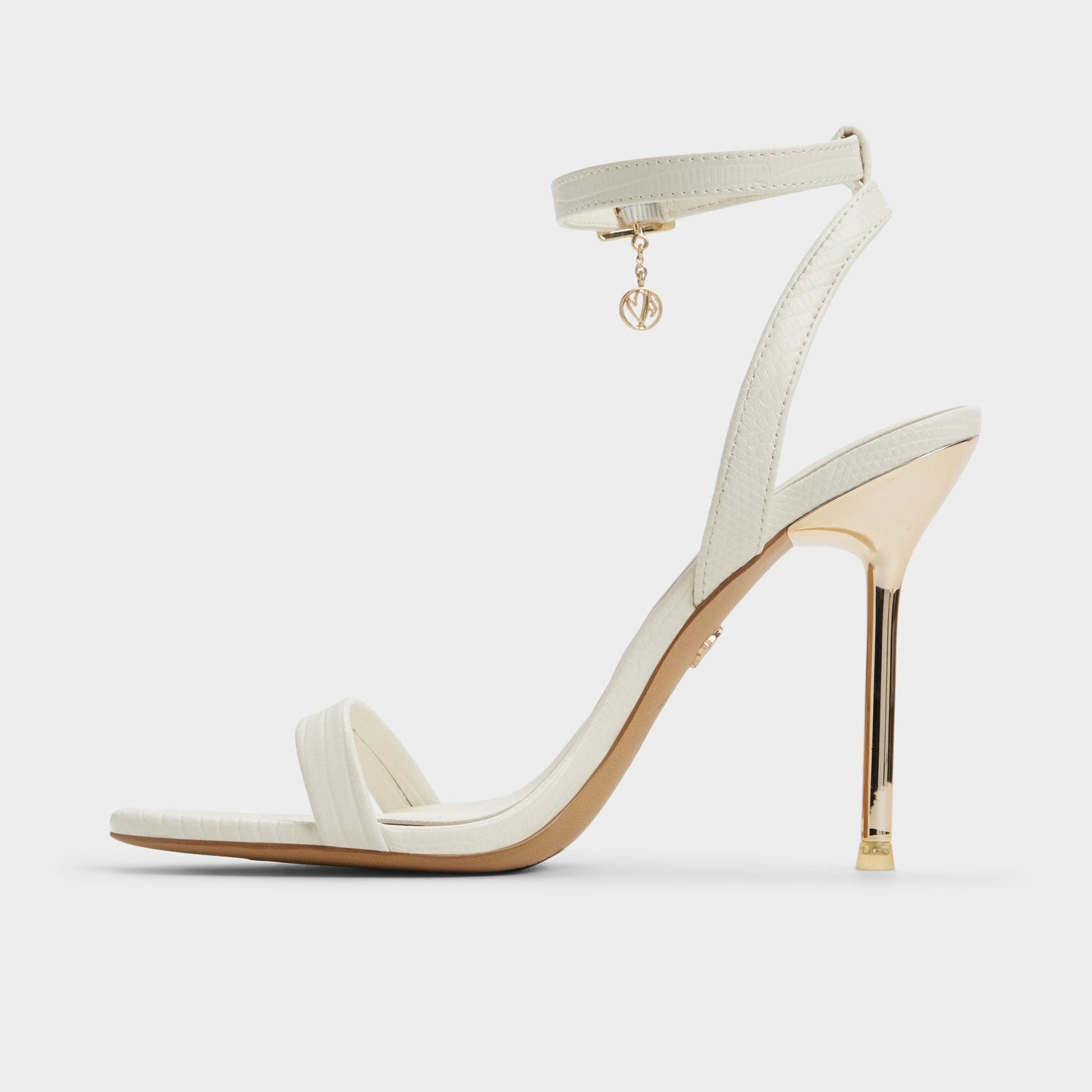 Aldo Maristou-xt White Women's Heeled sandals - Strappy heeled sandal, Stiletto heel Women