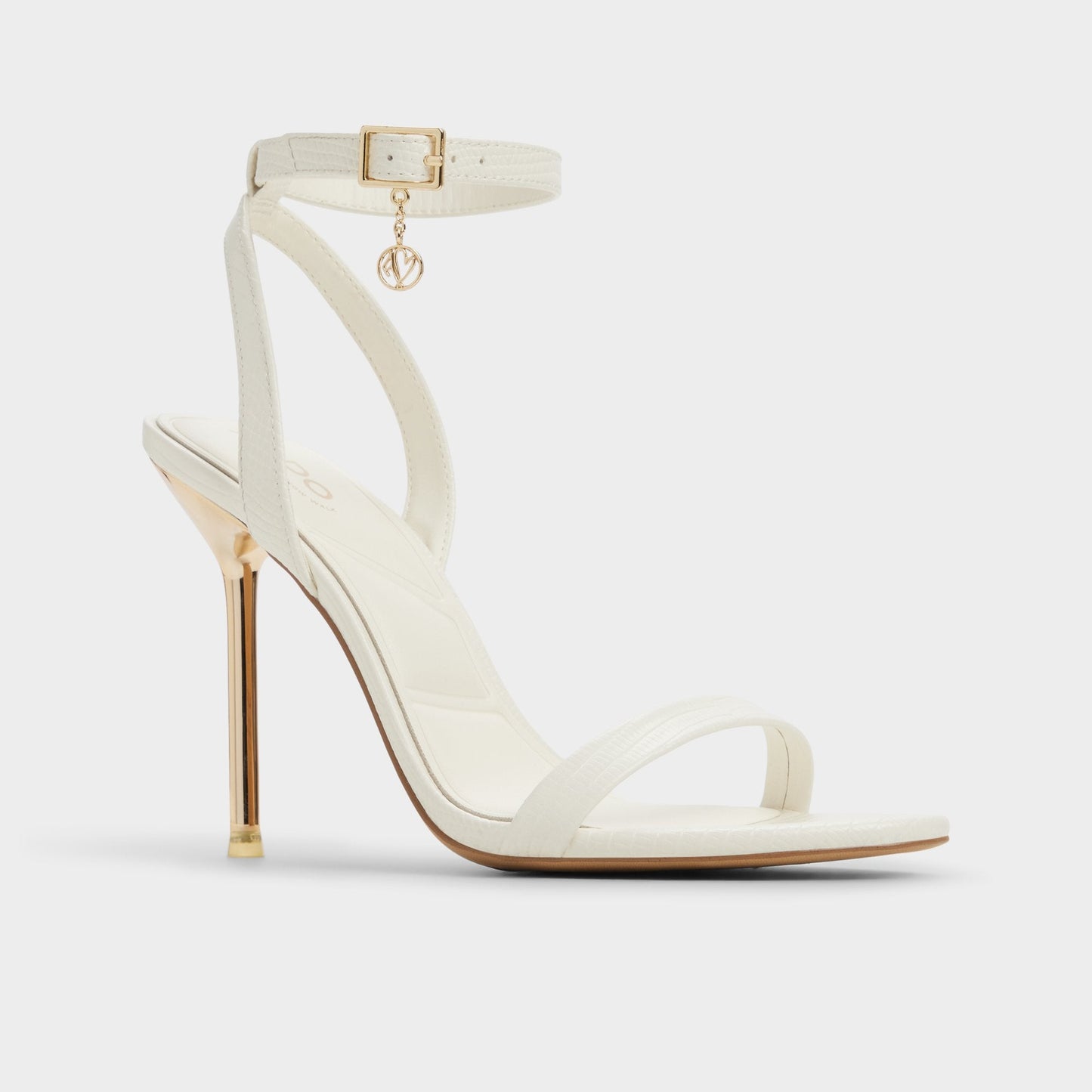 Aldo Maristou-xt White Women's Heeled sandals - Strappy heeled sandal, Stiletto heel Women