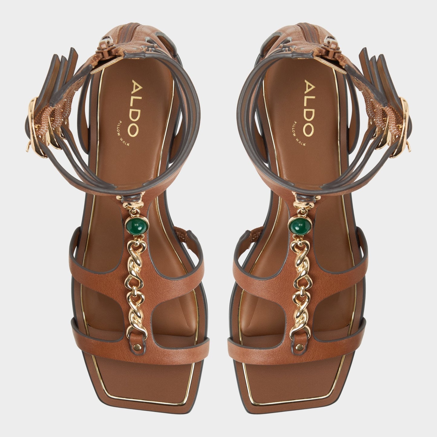 Aldo Marisea in Medium Brown - Gladiator sandal Women