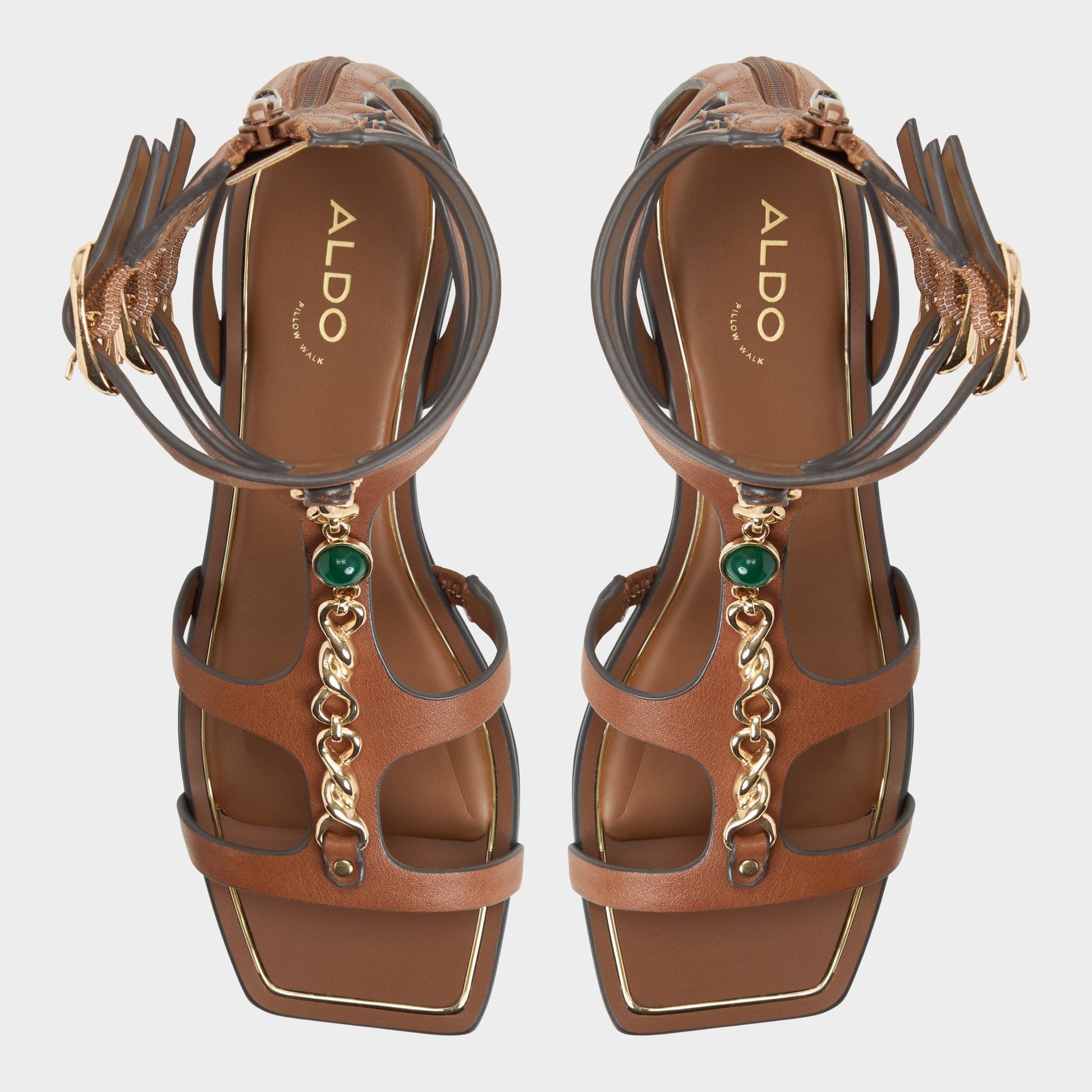 Aldo Marisea in Medium Brown - Gladiator sandal Women