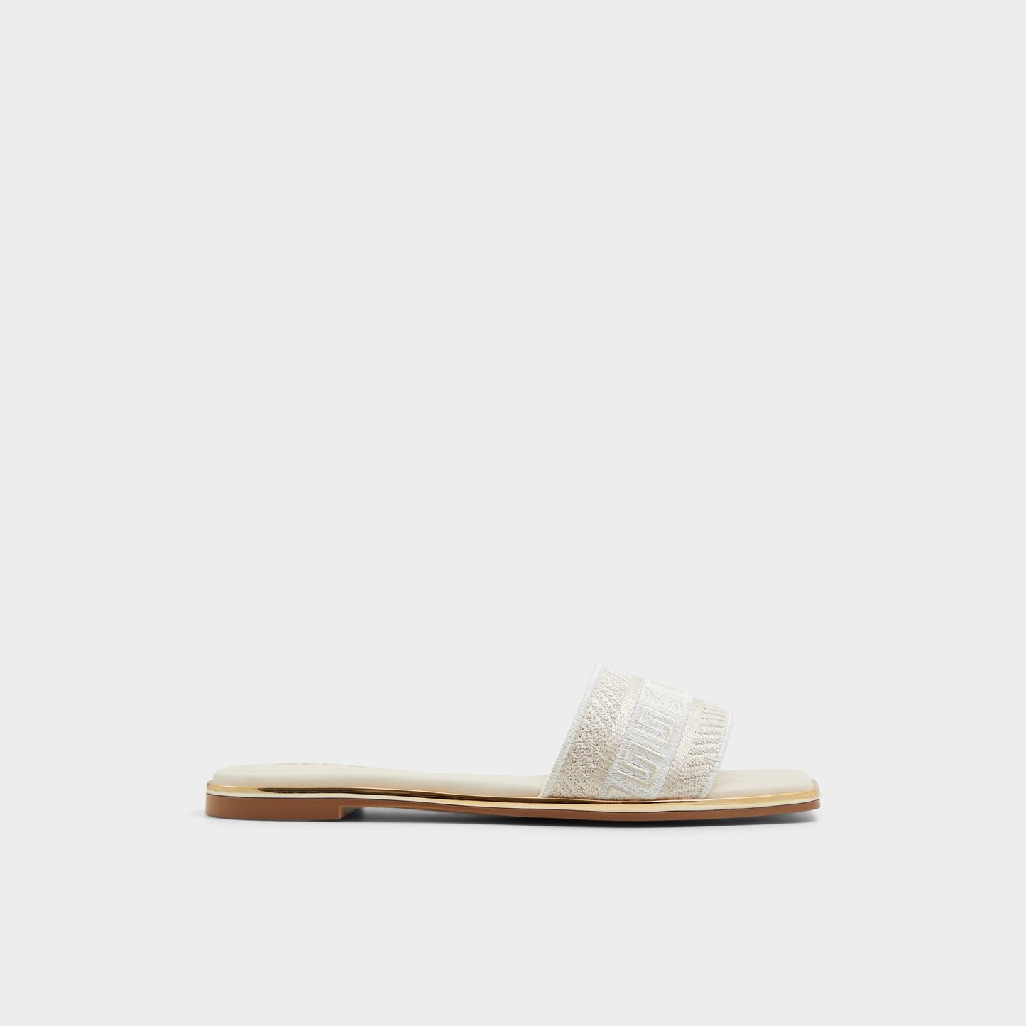 Aldo Oceania Other Beige Women's Flats - Slide sandal Women