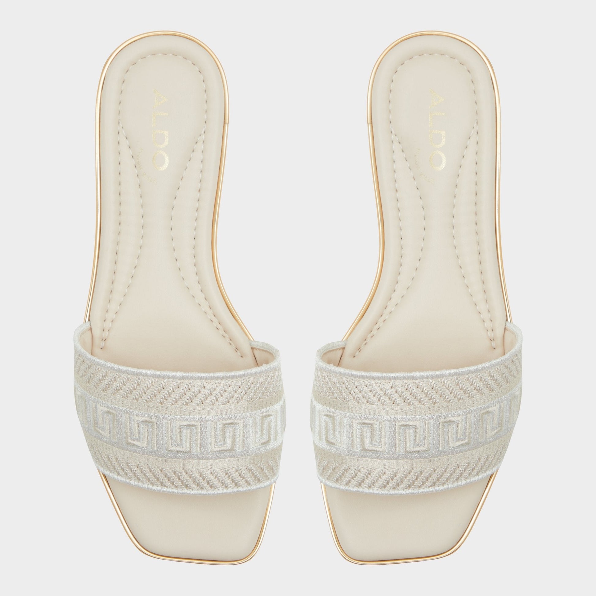 Aldo Oceania Other Beige Women's Flats - Slide sandal Women