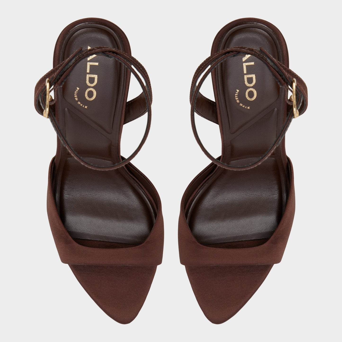 Aldo Forevermore in Dark Brown 14154135 - Strappy heeled sandal, Stiletto heel Women