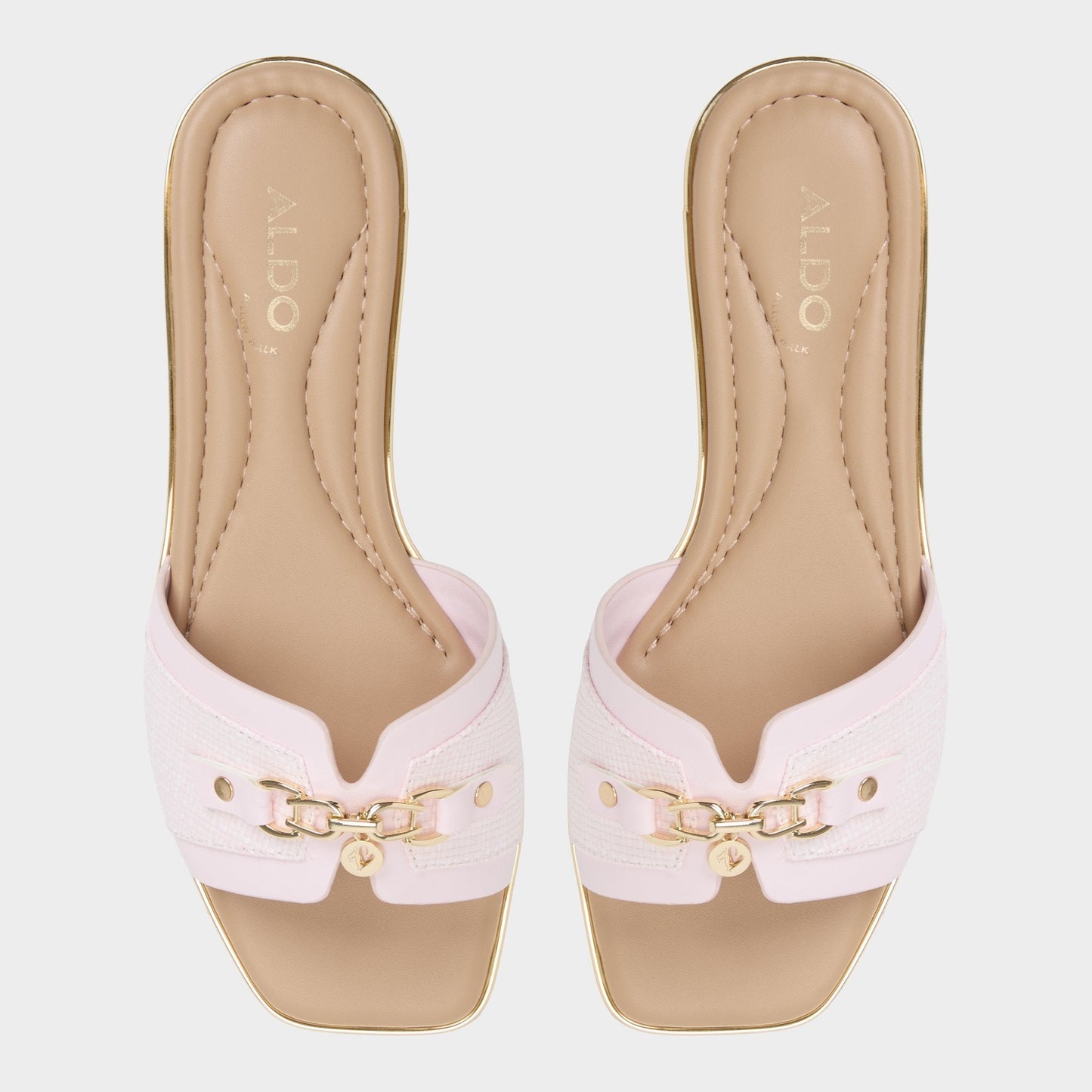 Aldo Alamassi Light Pink Women's Flats - Slide sandal Women