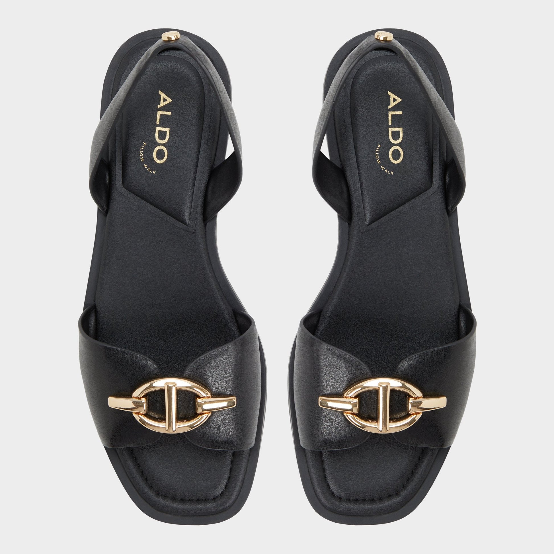 Aldo Goassi Black Women's Flats - Flat sandal Women