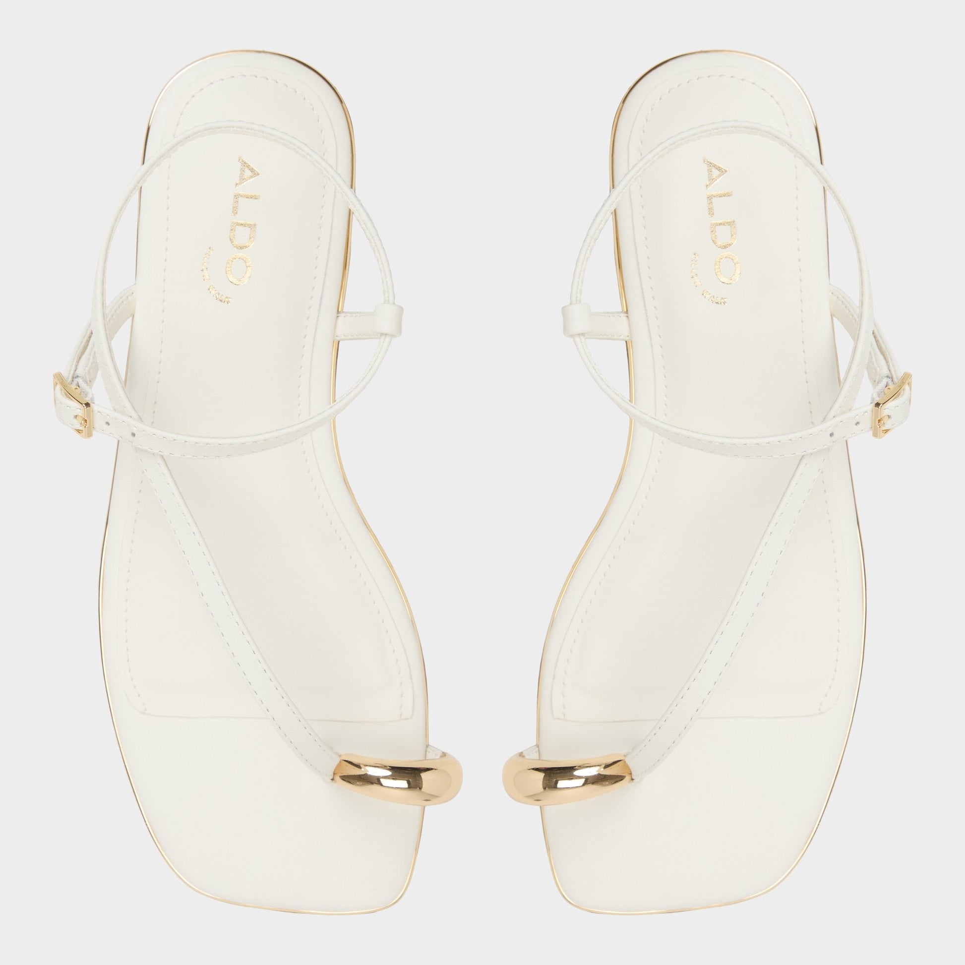 Aldo Jomalina White Women's Flats - Strappy flat sandal Women