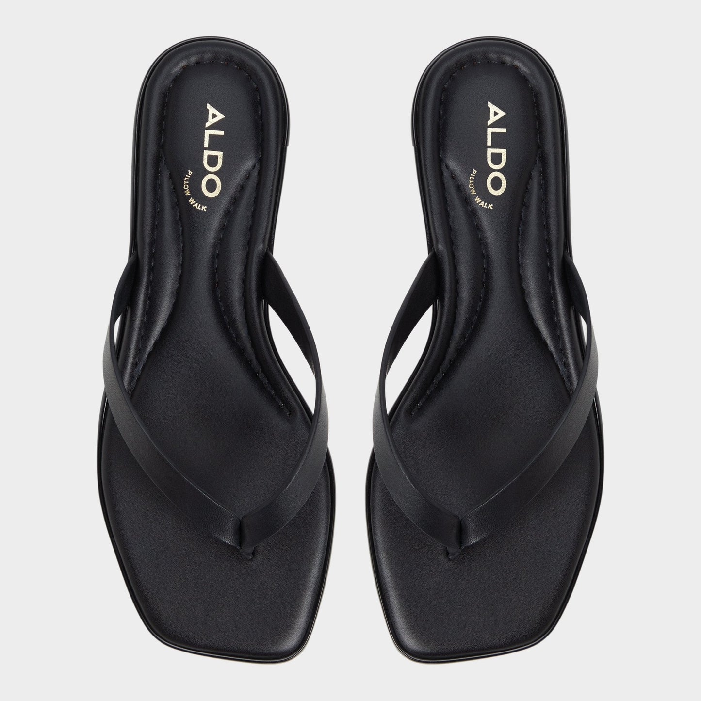Aldo Theao Black Women's Flats - Flip flop Women