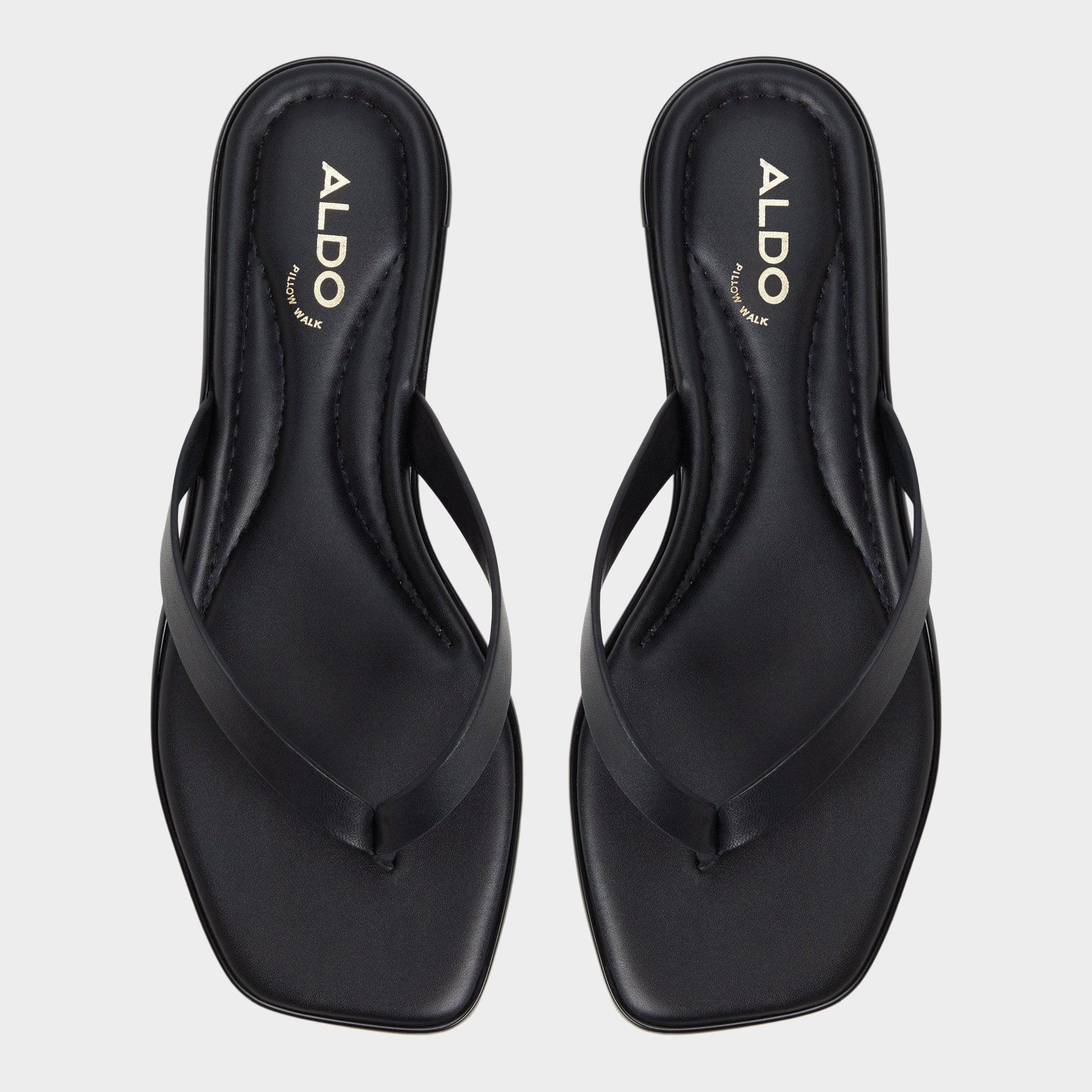 Aldo Theao Black Women's Flats - Flip flop Women