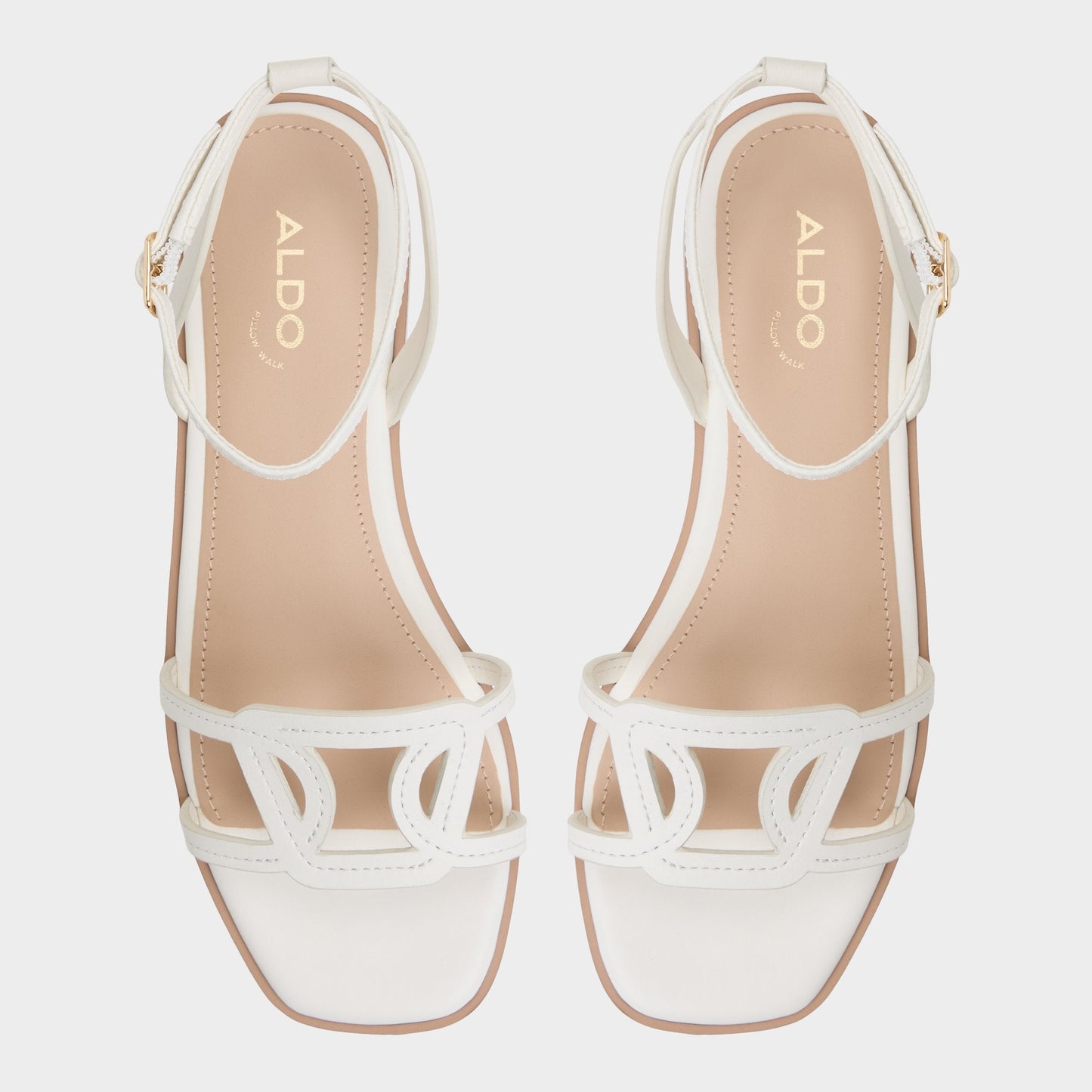 Aldo Greengrove White Women's Flats - Flat sandal Women