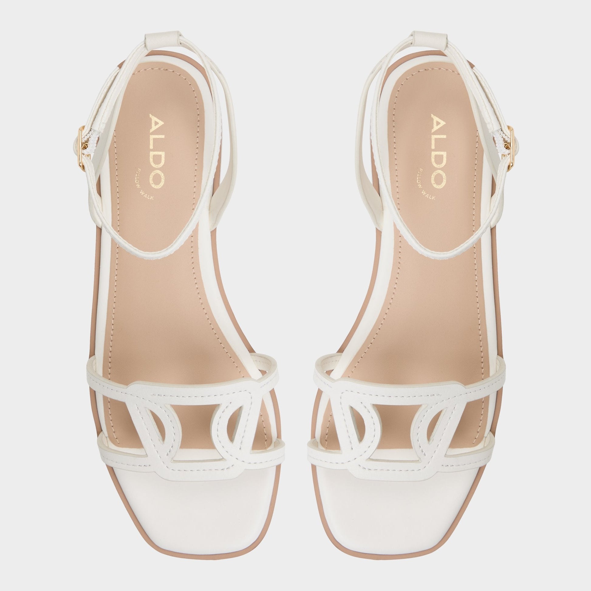 Aldo Greengrove White Women's Flats - Flat sandal Women