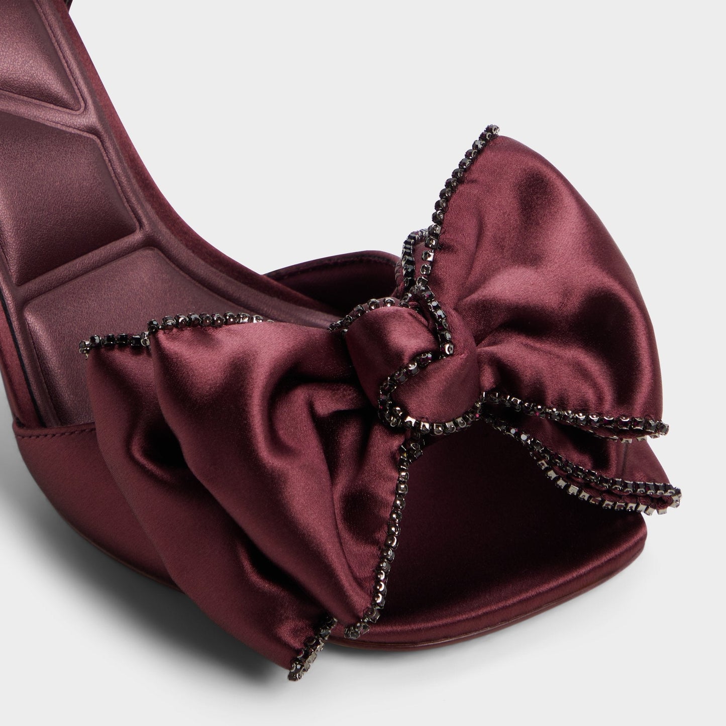 Aldo Tinsel in Bordo - Strappy heeled sandal, Stiletto heel Women|Bags