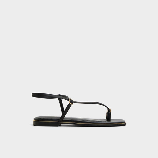 Aldo Jomalina Black Women's Flats - Strappy flat sandal Women