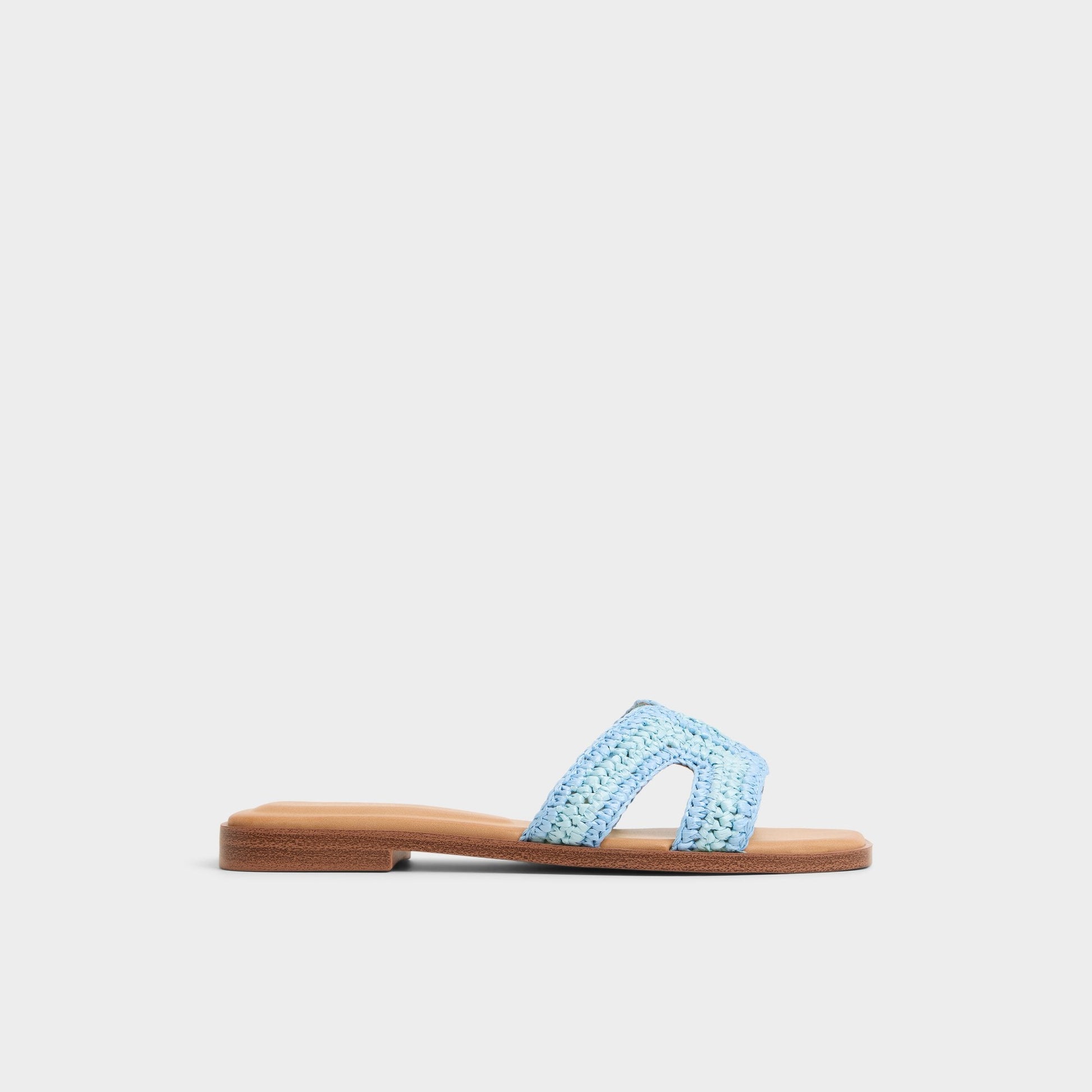 Aldo Itsandal Blue Combo Women's Flats - Slide sandal Women