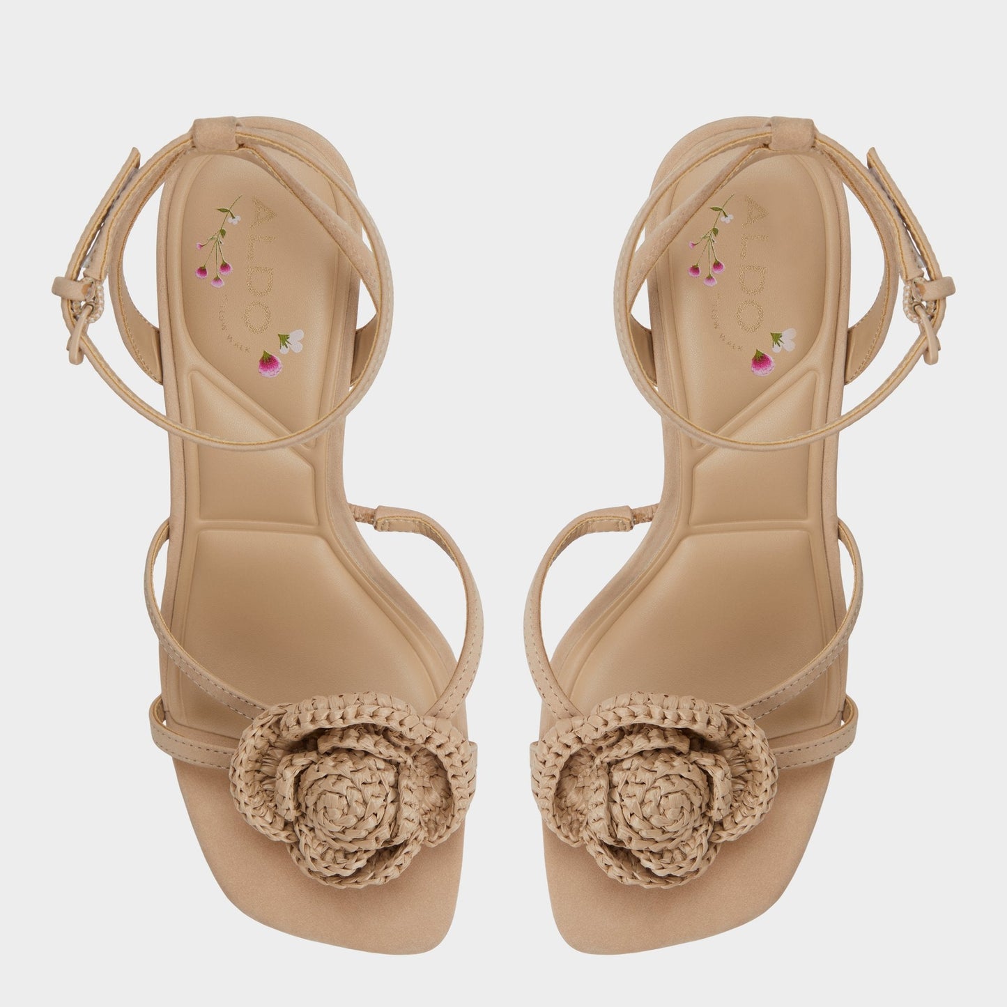 Aldo Wildblossom Sand Women's Heeled sandals - Strappy heeled sandal, Stiletto heel Women